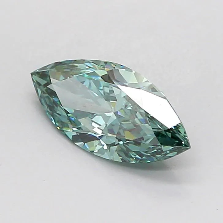 0.94ct Marquise Lab Grown Diamond (Colour Fancy Intense Green, Clarity VVS2, IGI Certified)
