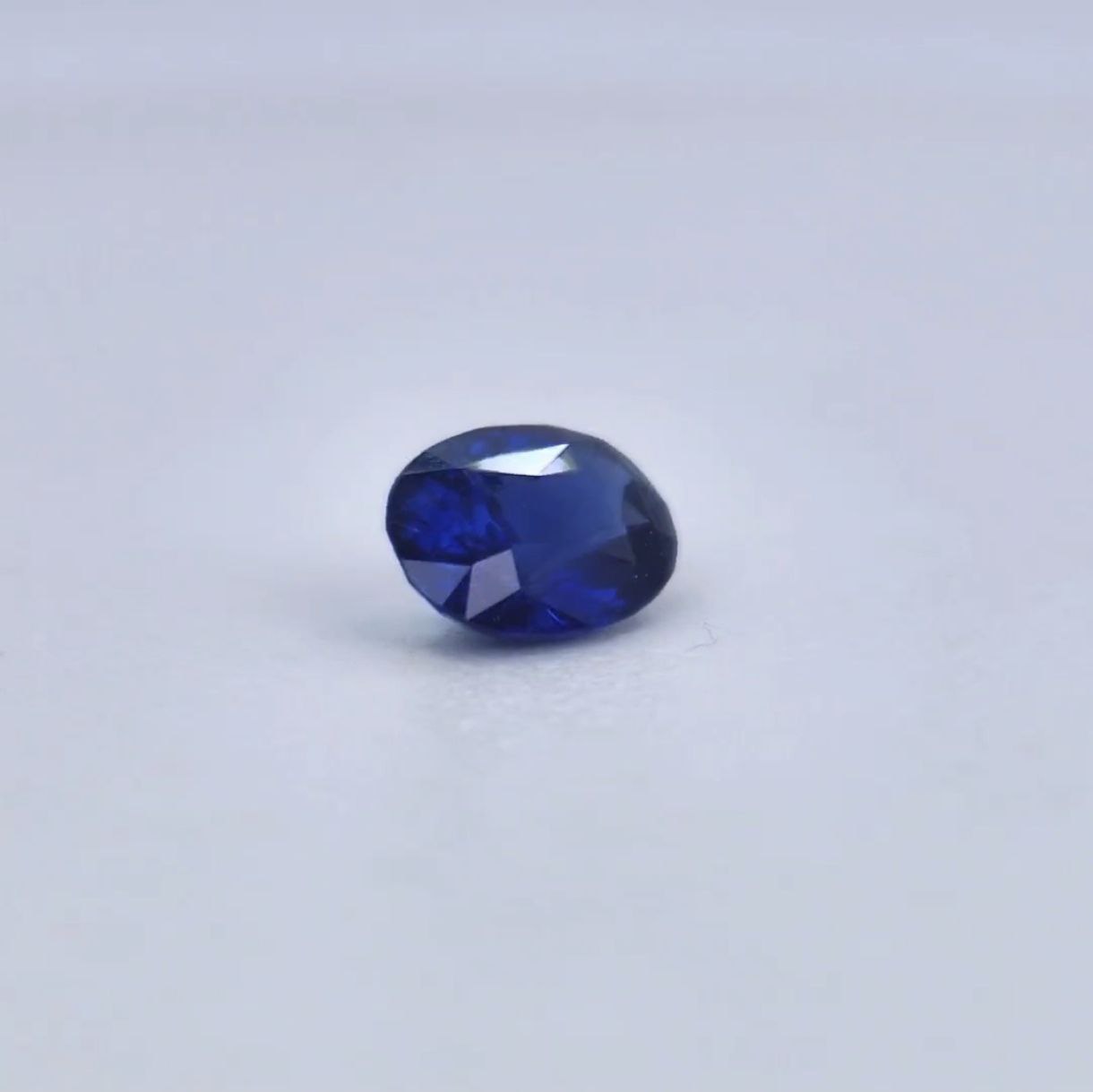 1.33ct Natural Round Royal Blue Sri Lanka Sapphire Loose Gemstone - Heated