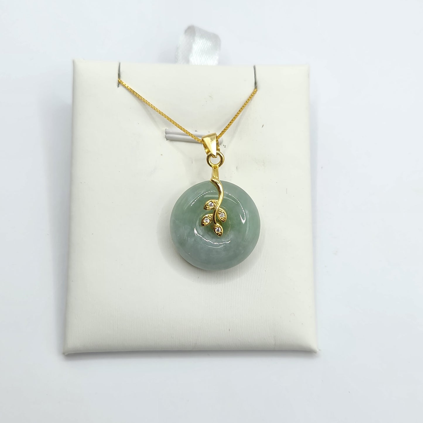 Jadeite Donut Necklace