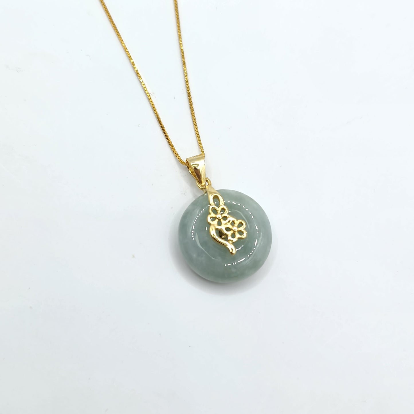 Jadeite Donut Necklace
