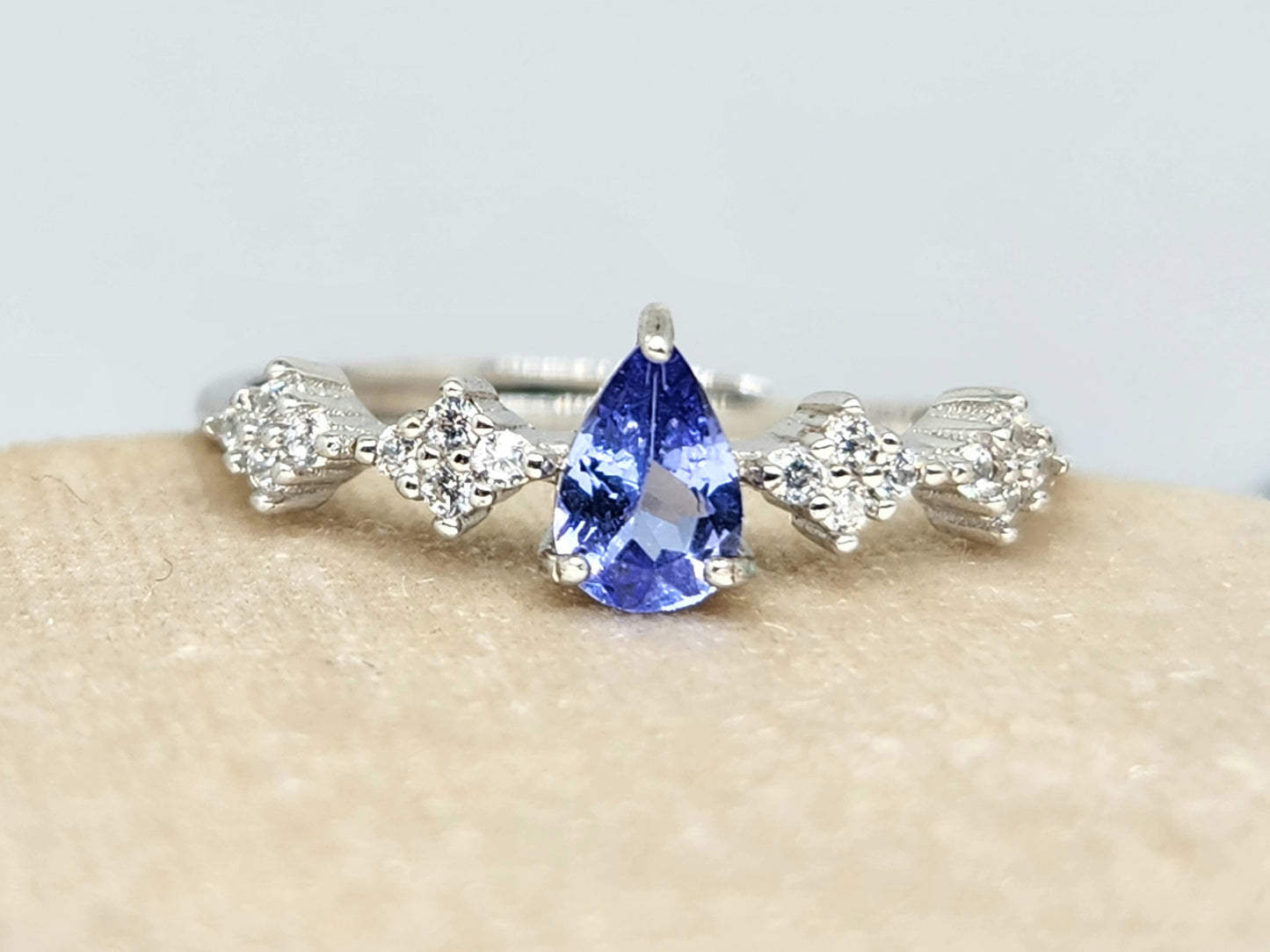 TESS Teardrop Ring (Various Gems)