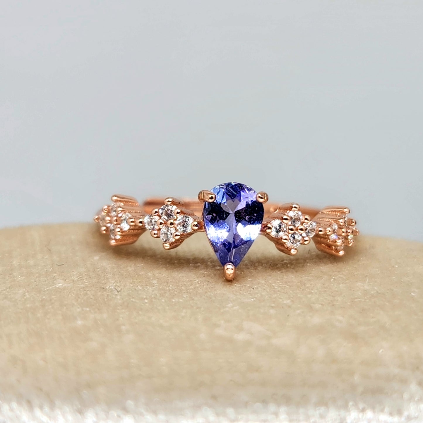 TESS Teardrop Ring (Various Gems)
