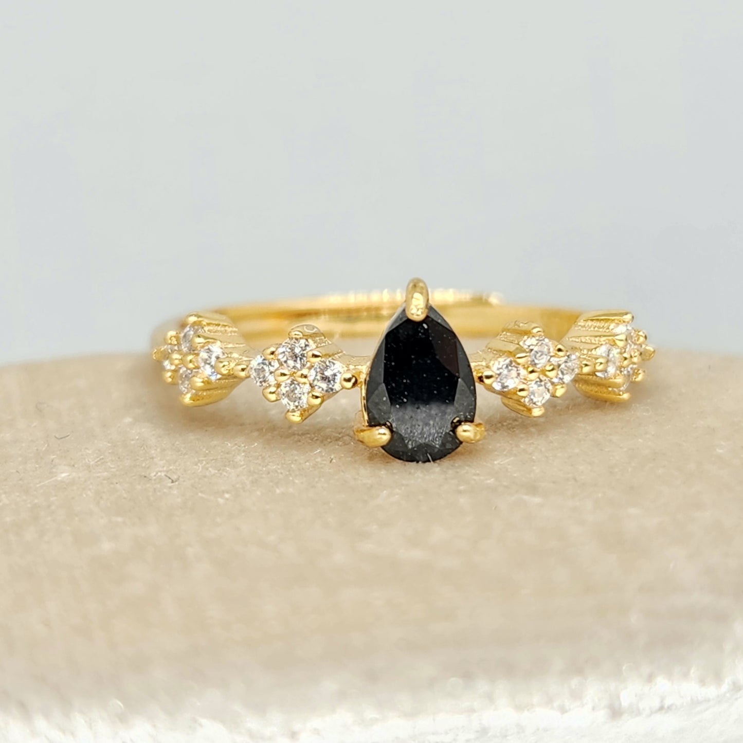 TESS Teardrop Ring (Various Gems)