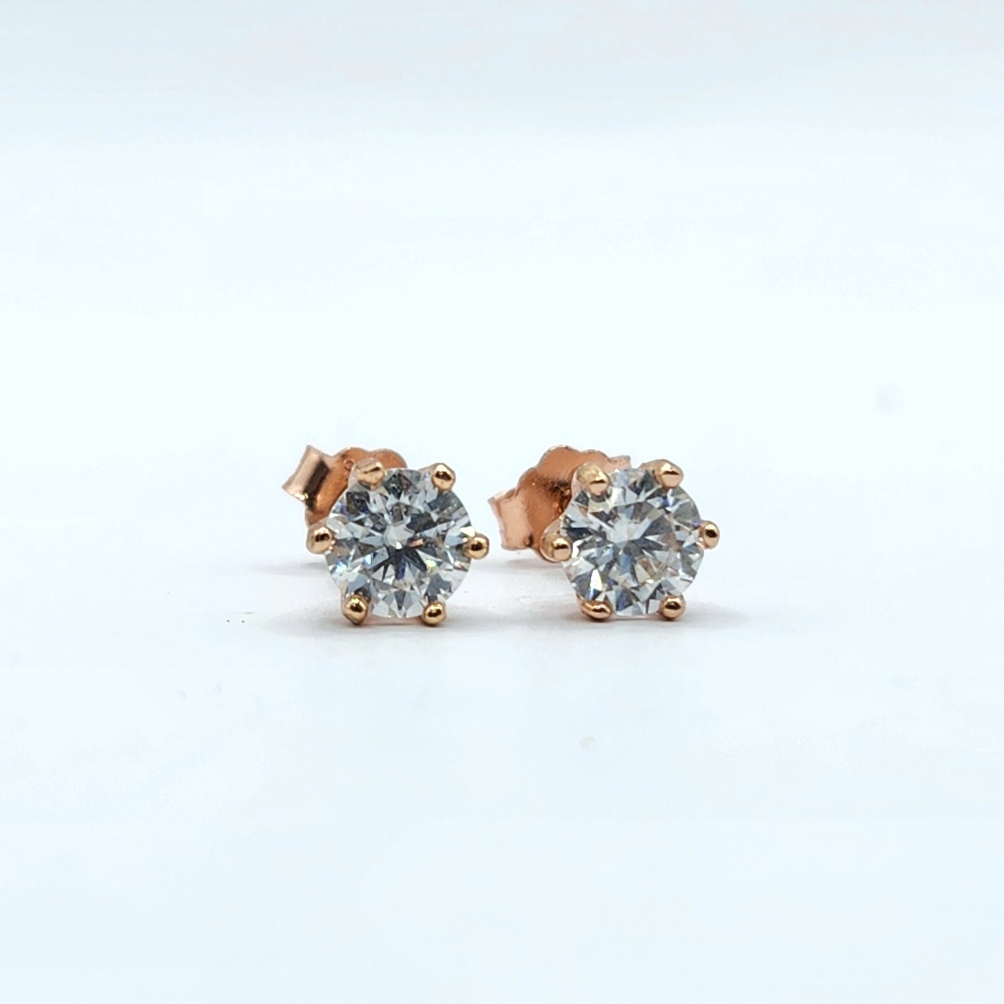 0.5 carat moissanite classic Studs