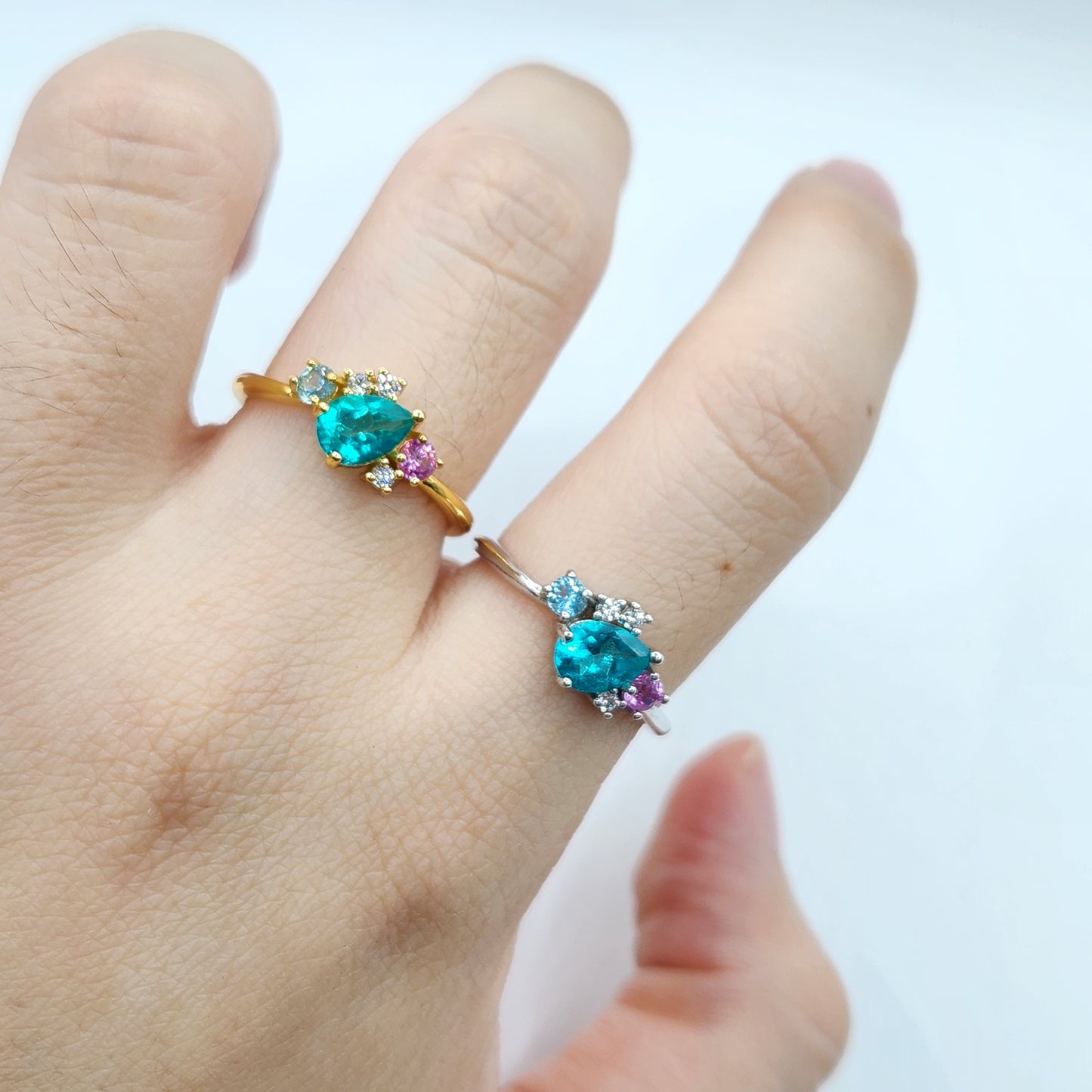 Cluster Gem Ring- Alena