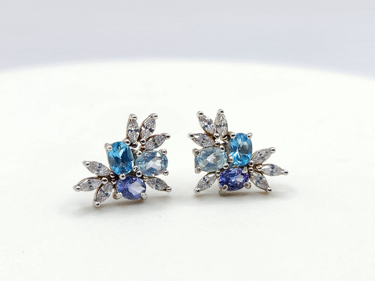 Cluster Gem Studs- Rosalie