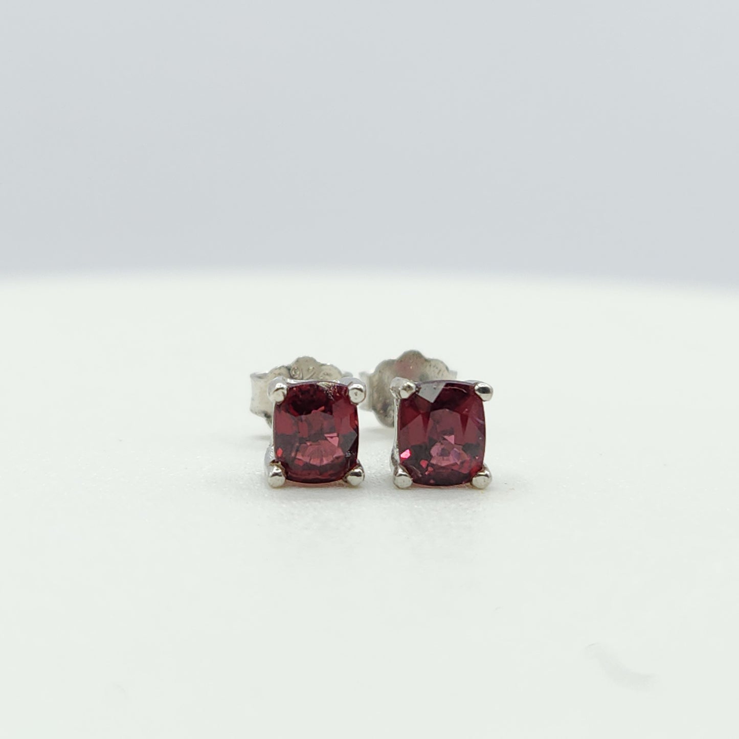 Spinel Studs: Rose Red