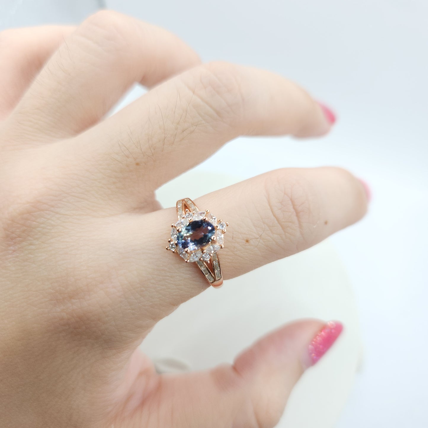 Mermaid Tanzanite Ring- Unheated