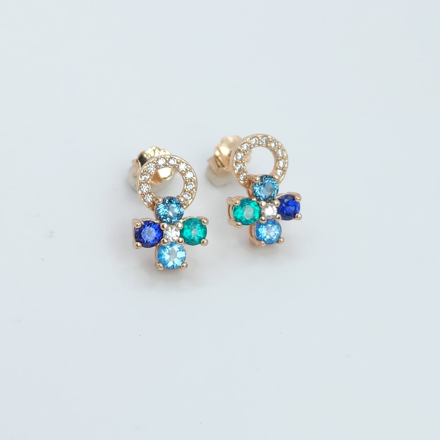 Clover Gems Studs