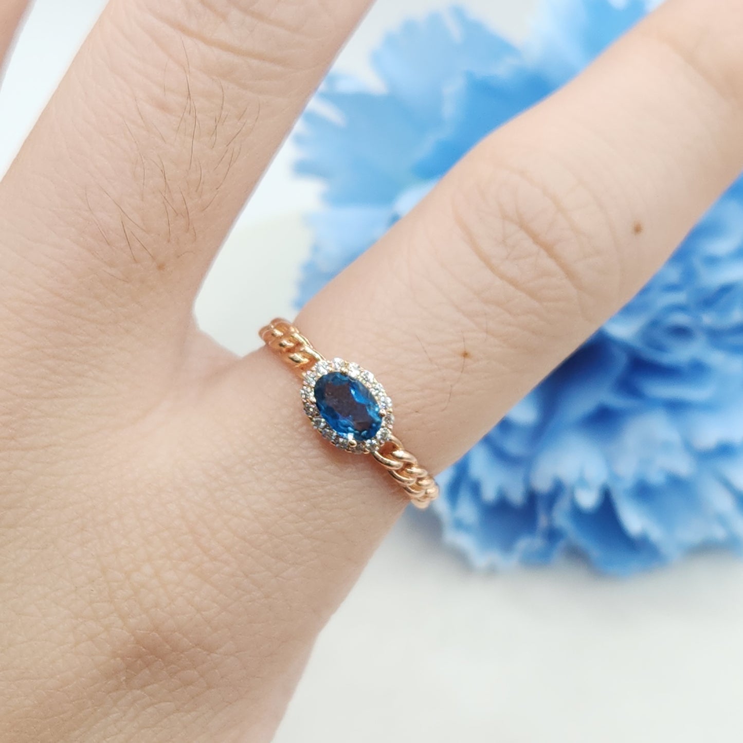 London Blue Topaz Rings