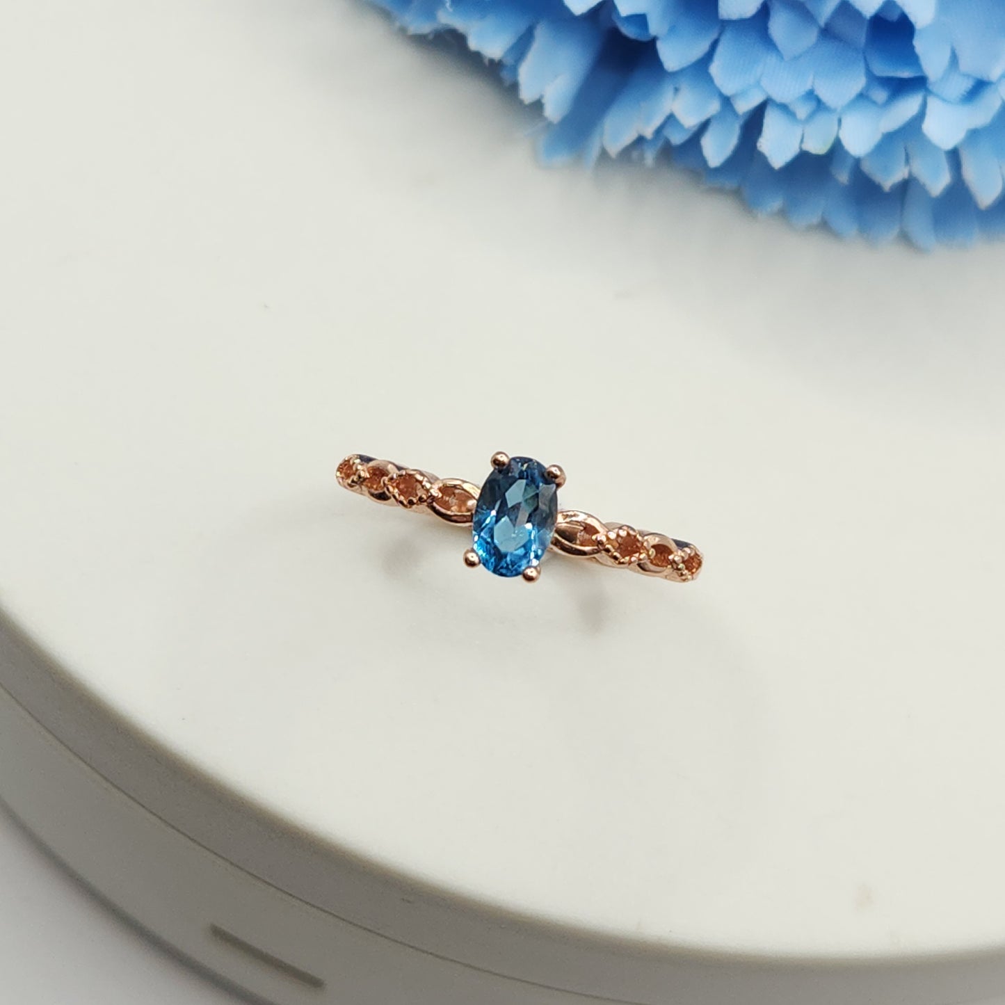 London Blue Topaz Rings