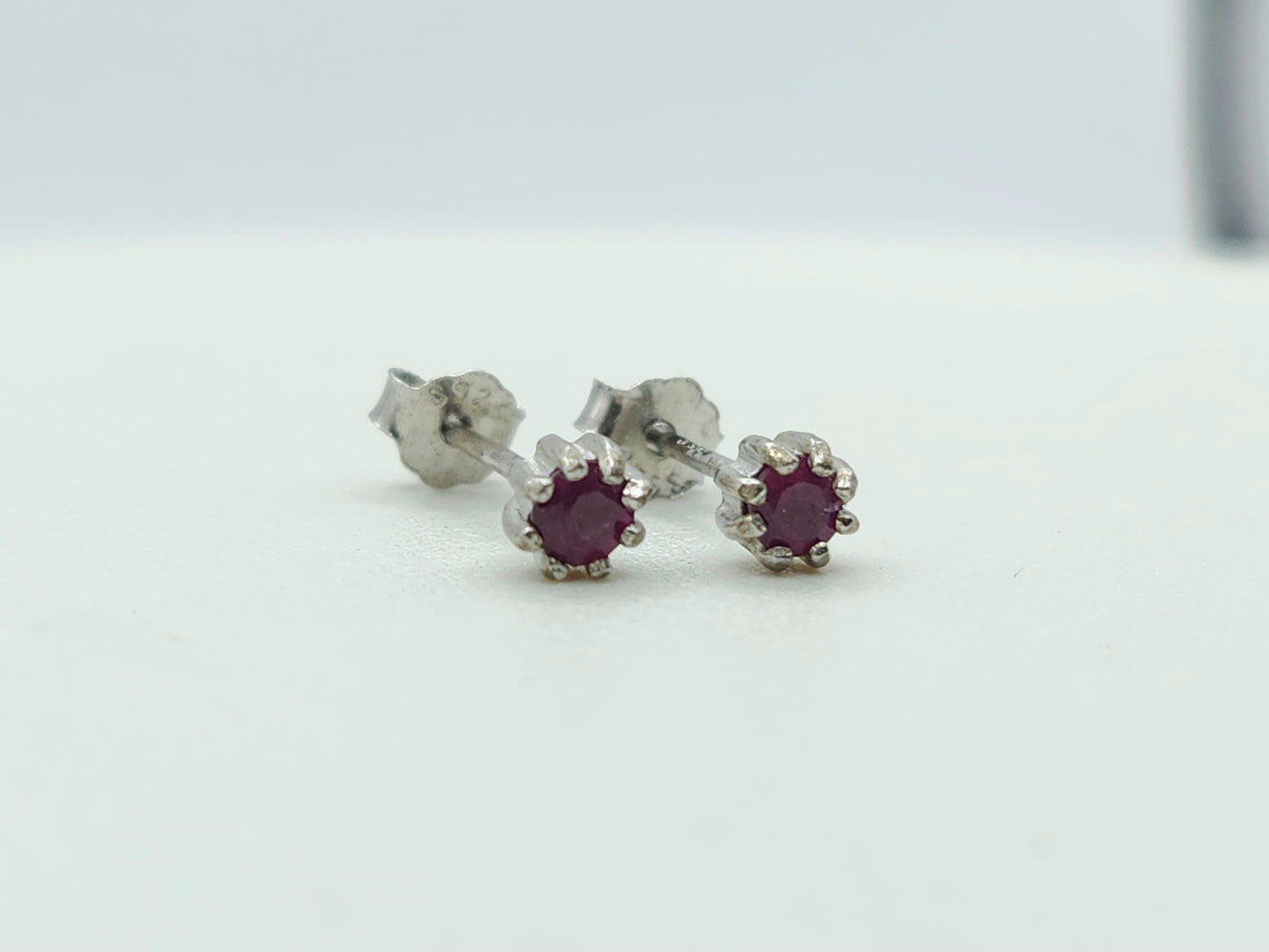 Ruby Dainty Studs