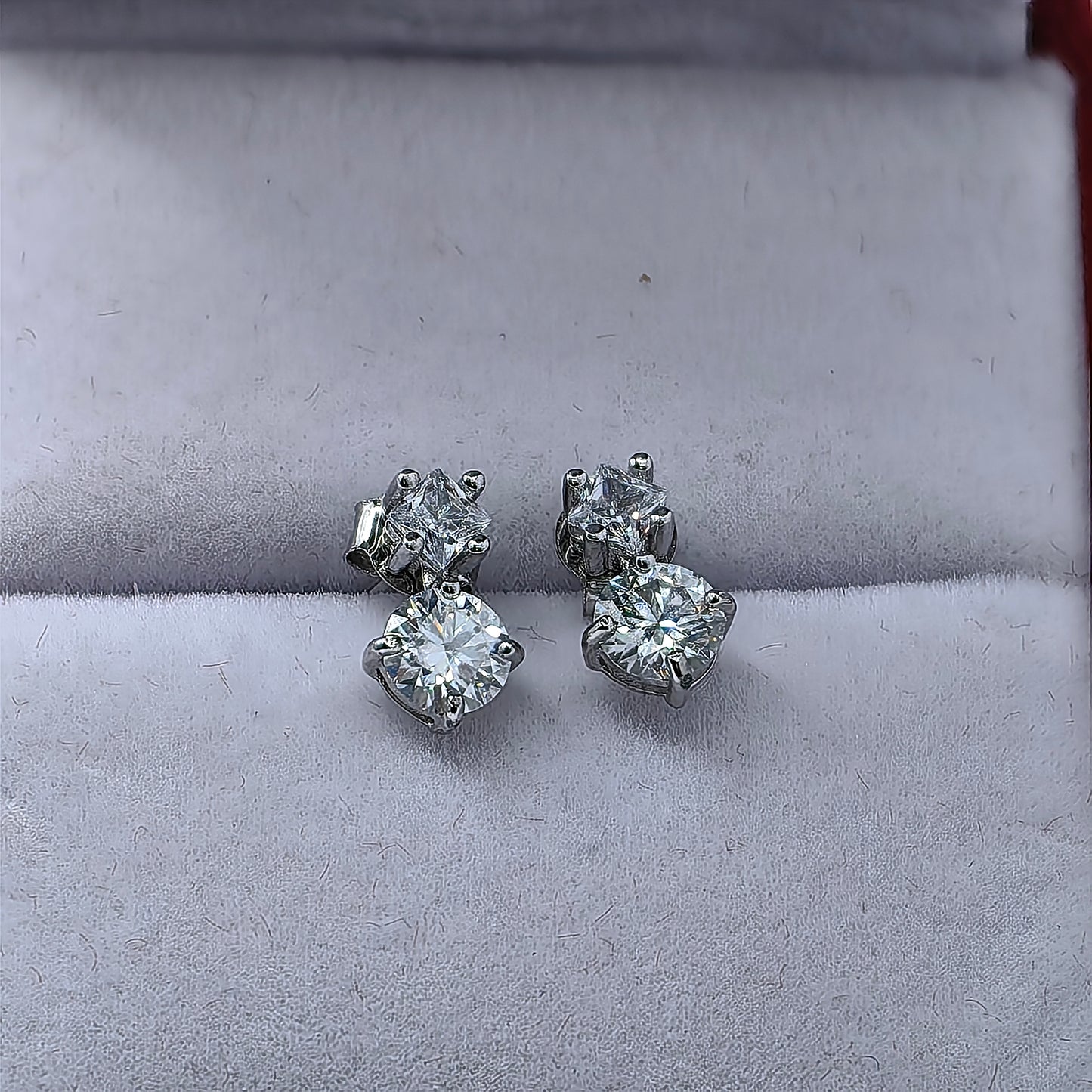 Classic 4 Prong Round Gem Princess Studs