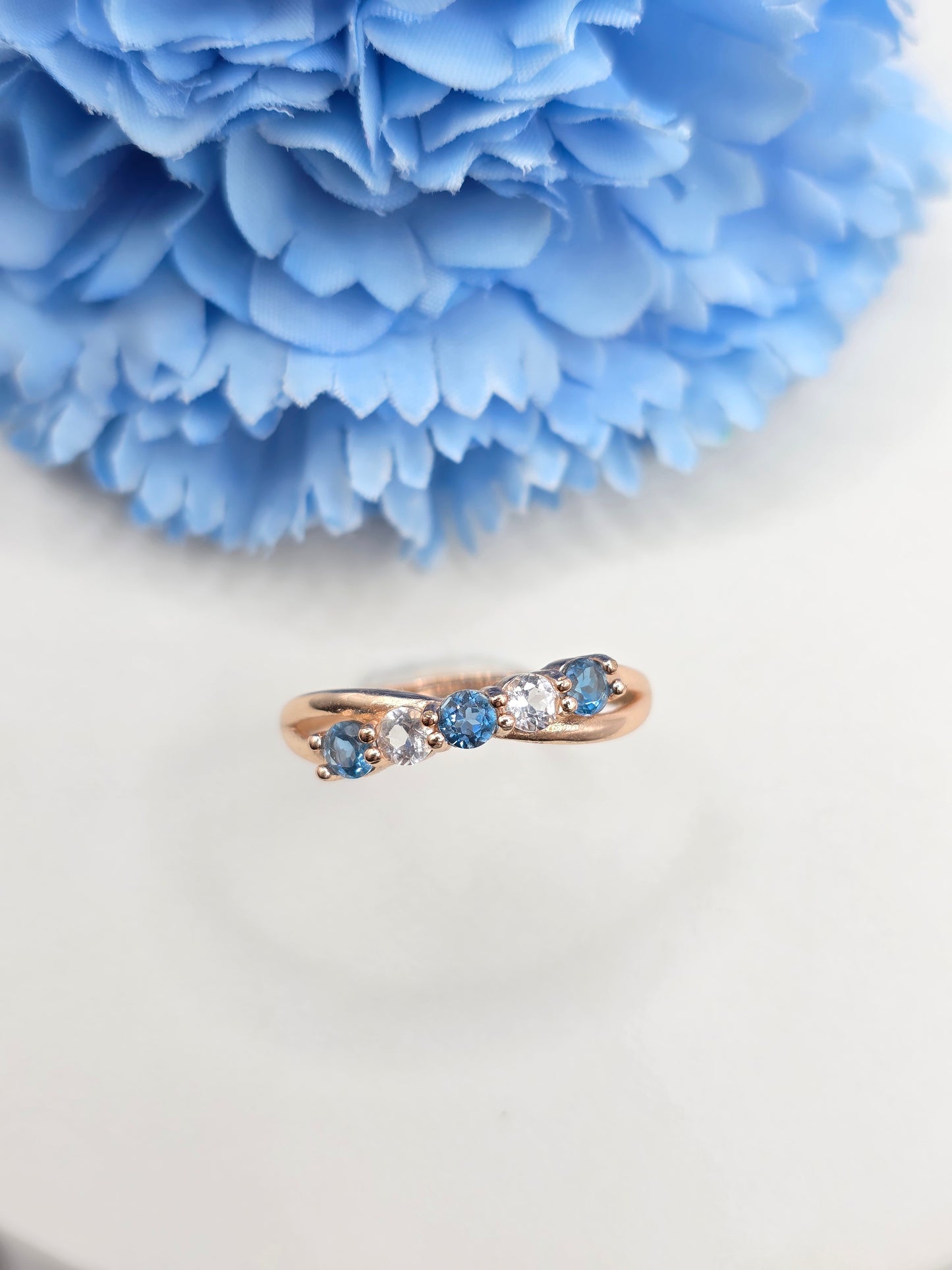 Criss Cross Stacker Ring