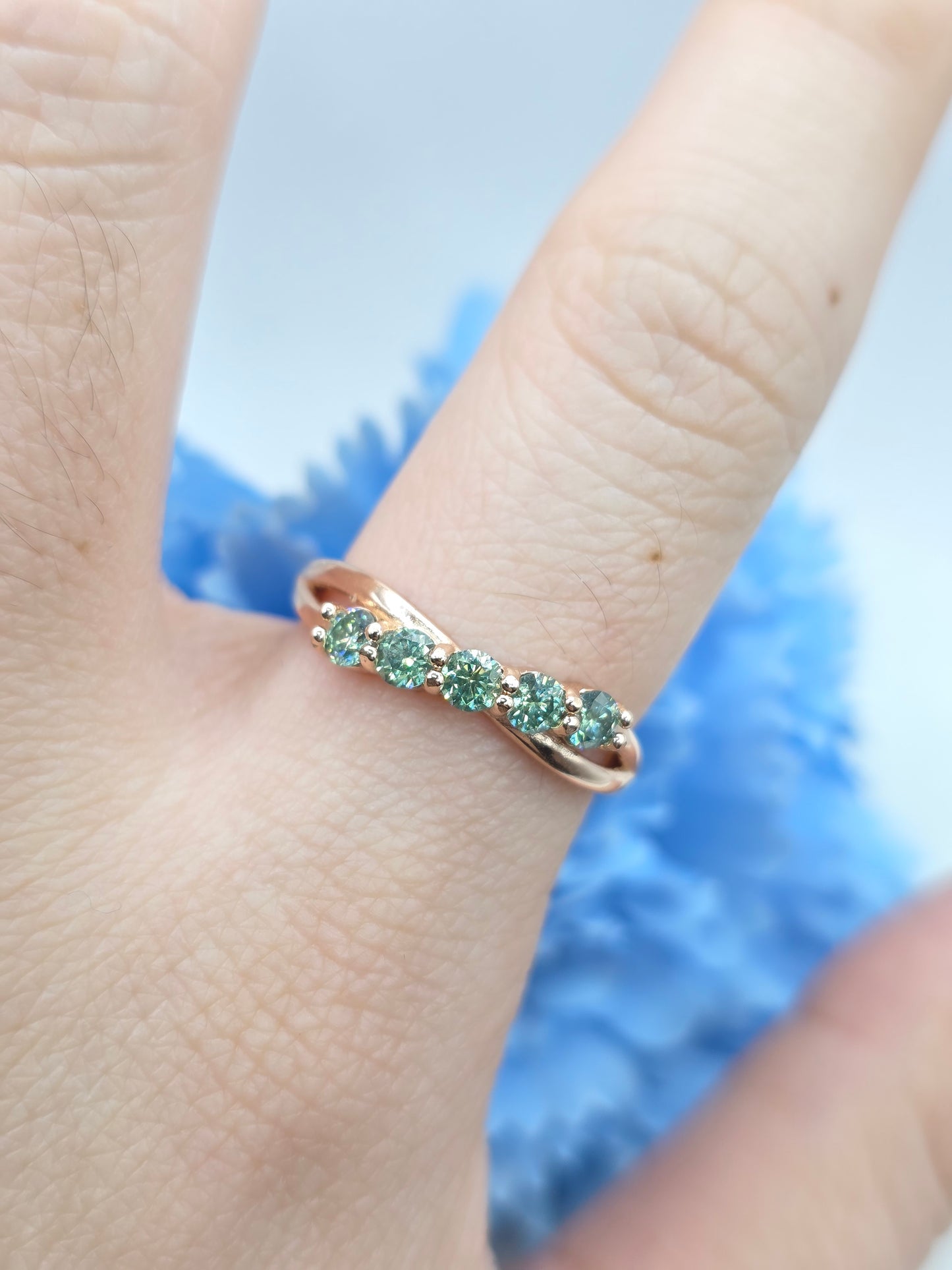 Criss Cross Stacker Ring