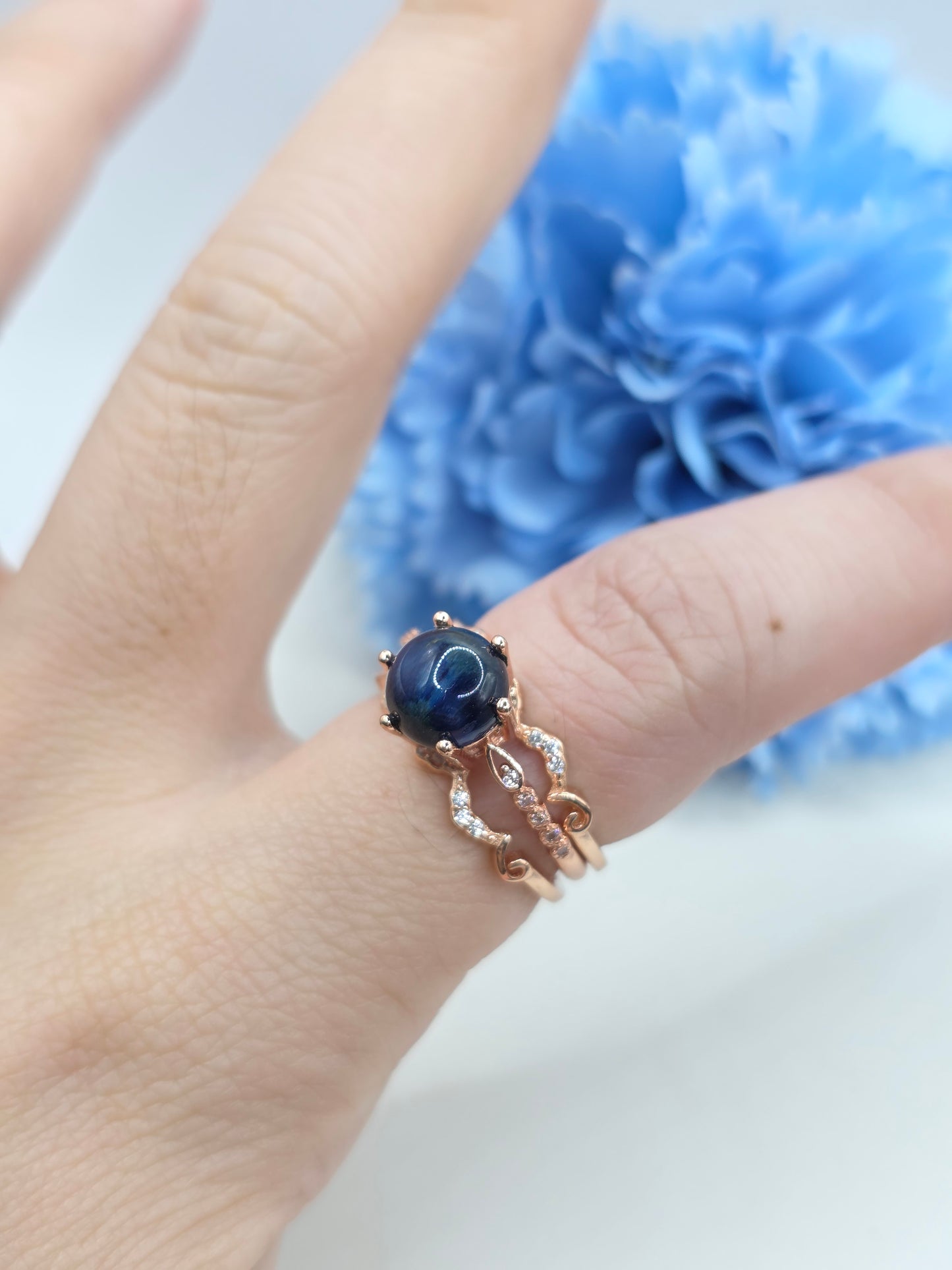 Dual Band Stacker Ring- Pat