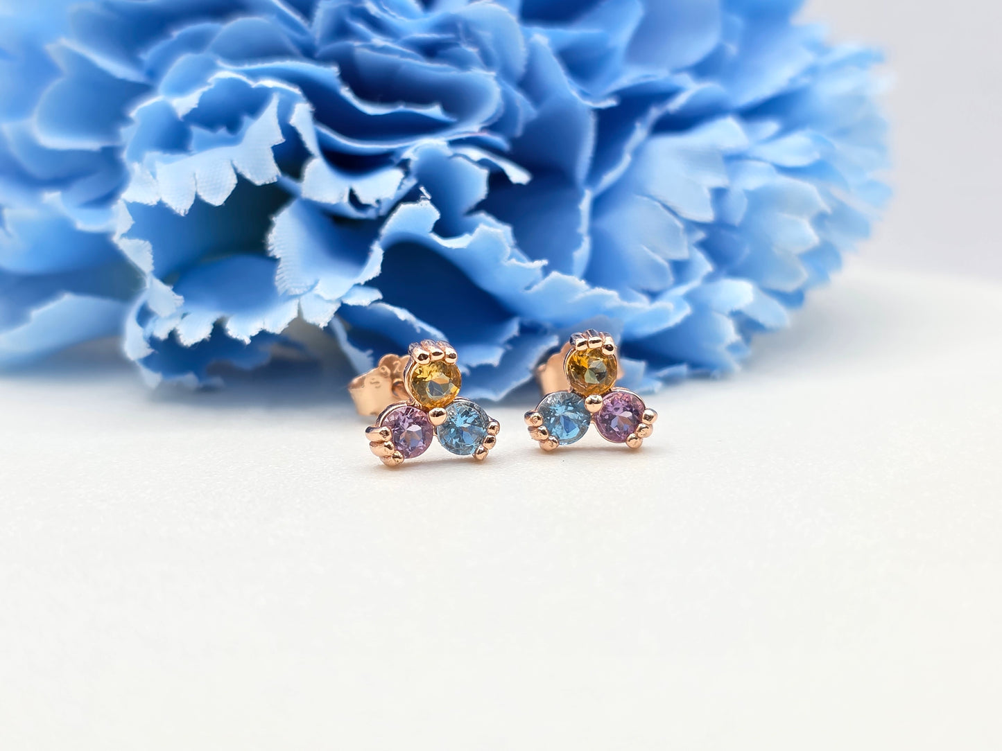 Trio Gem Studs