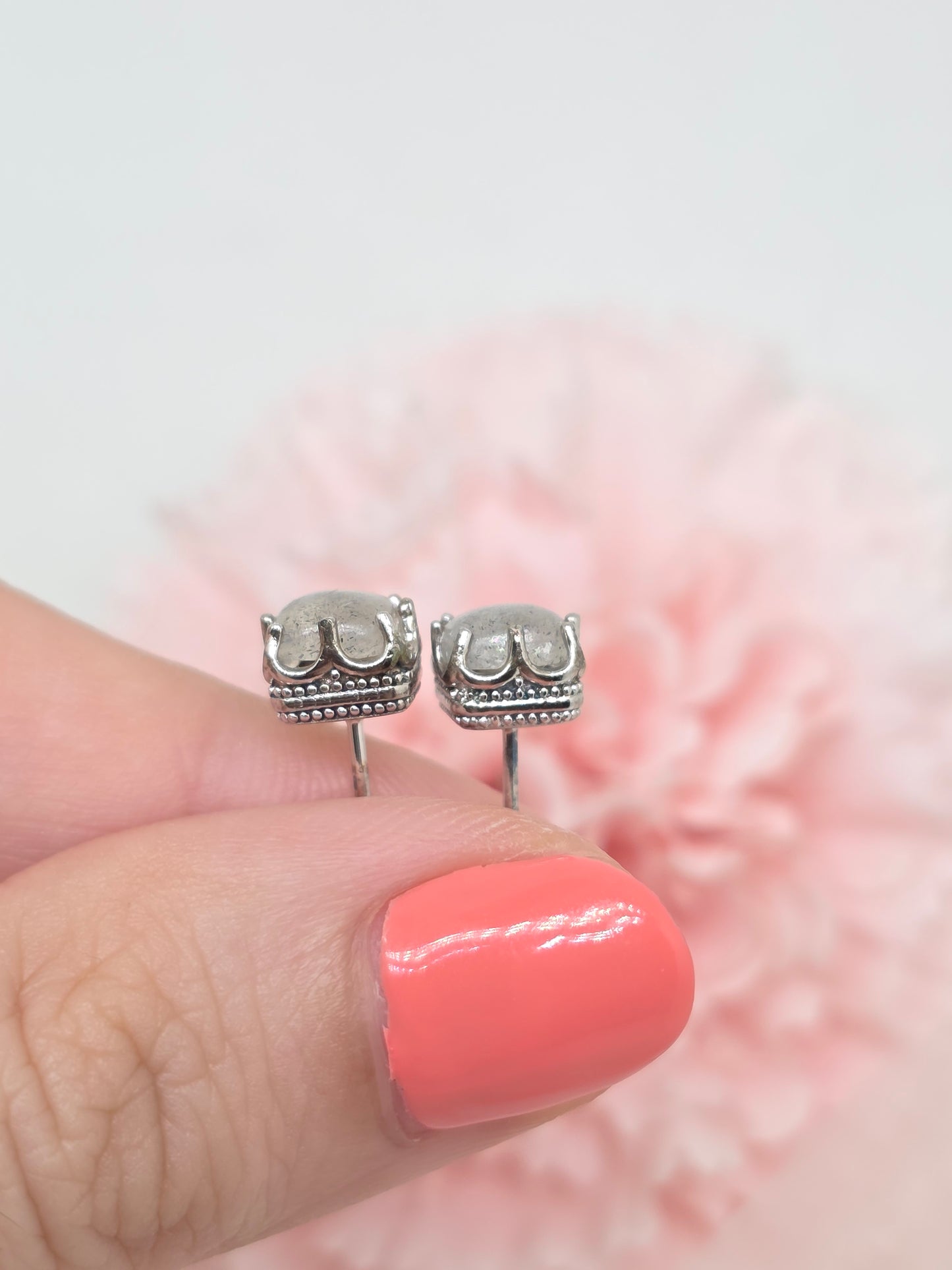 Labradorite Studs
