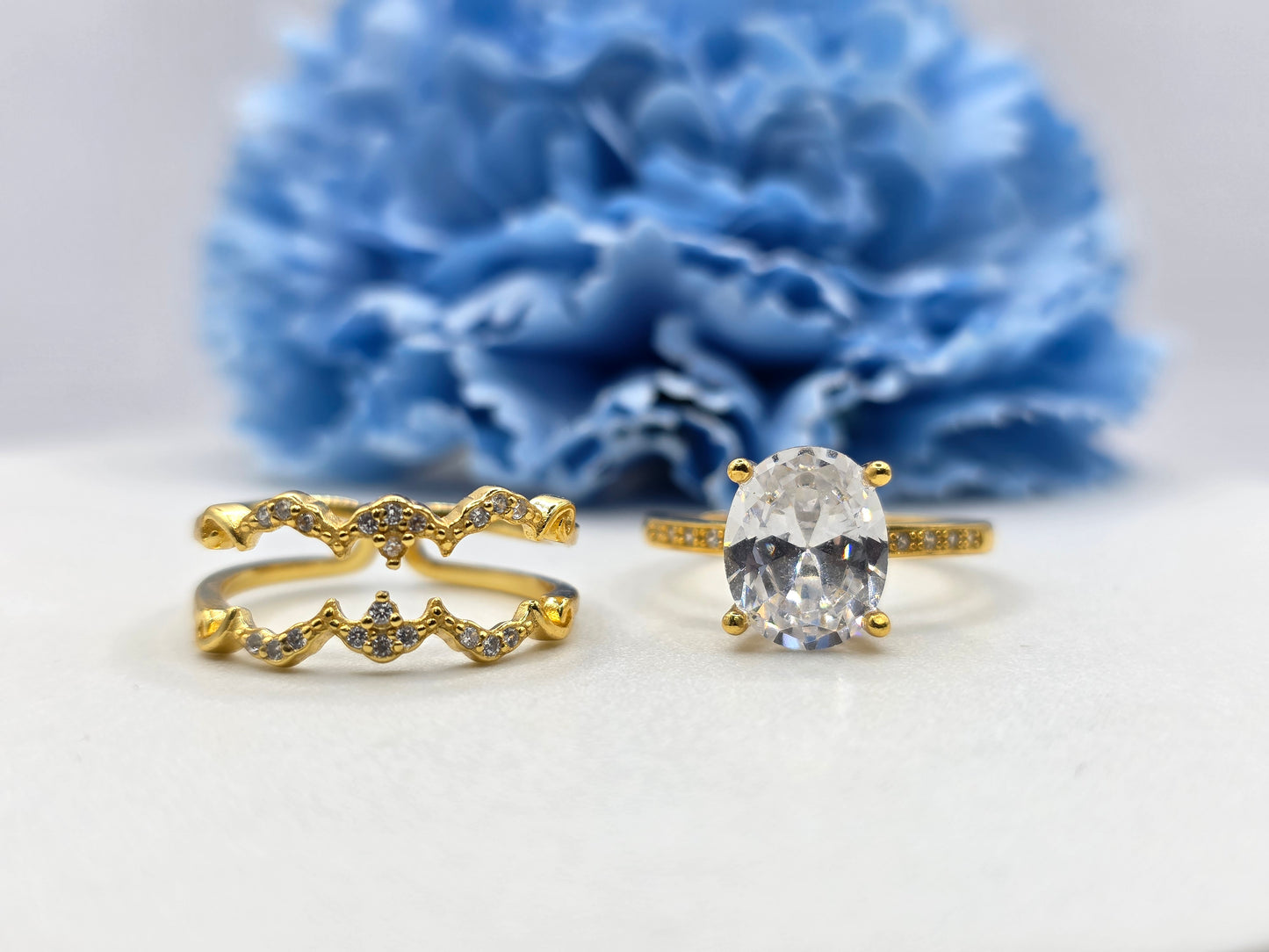 Dual Band Stacker Ring- Pat