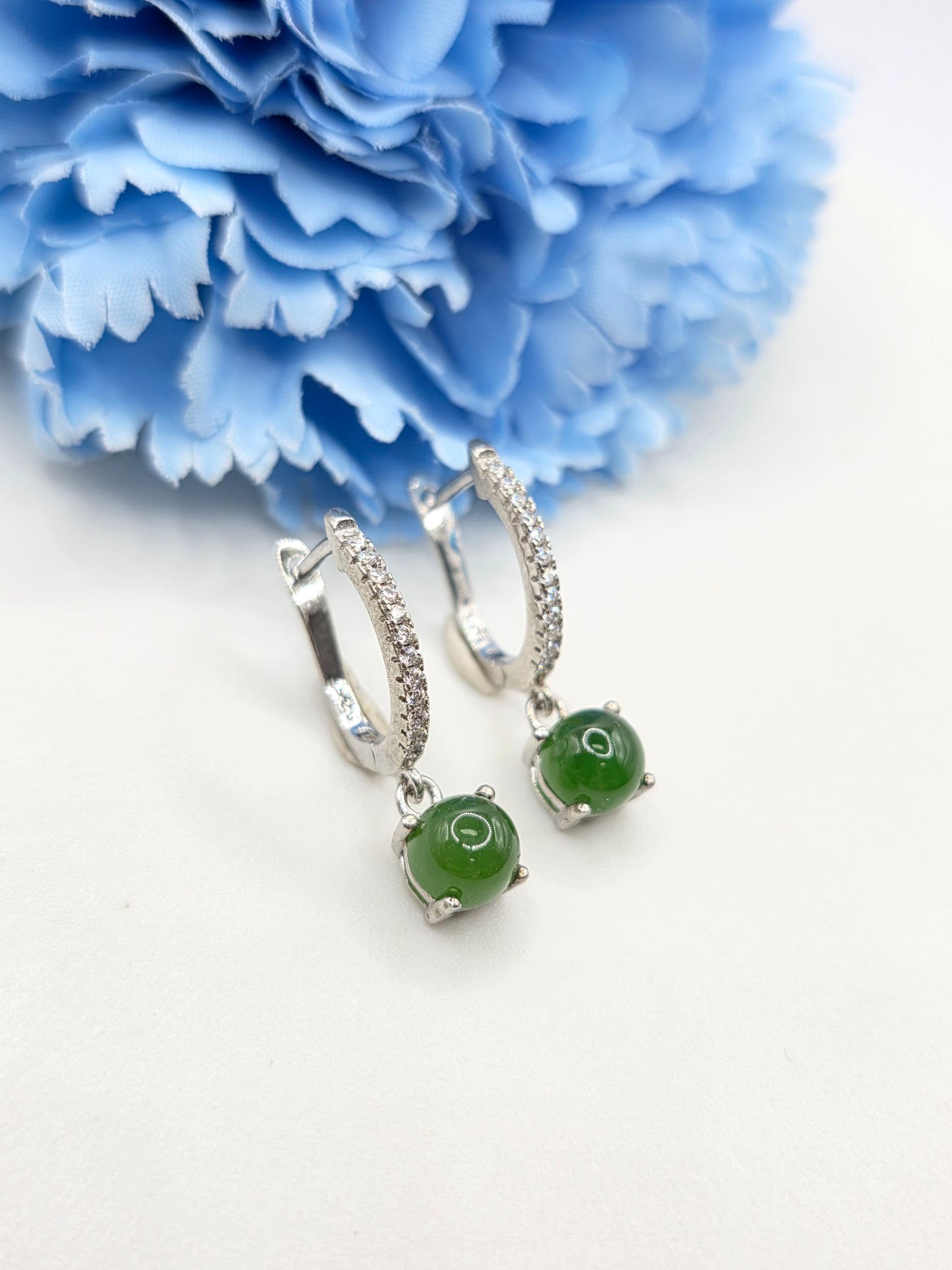 Gemstone Huggies