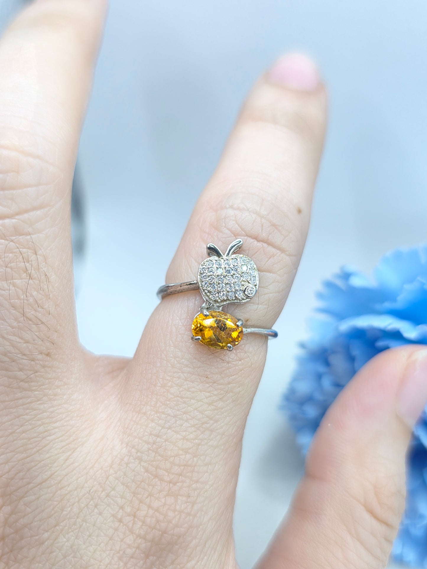 Snow White Apple Inspired Ring