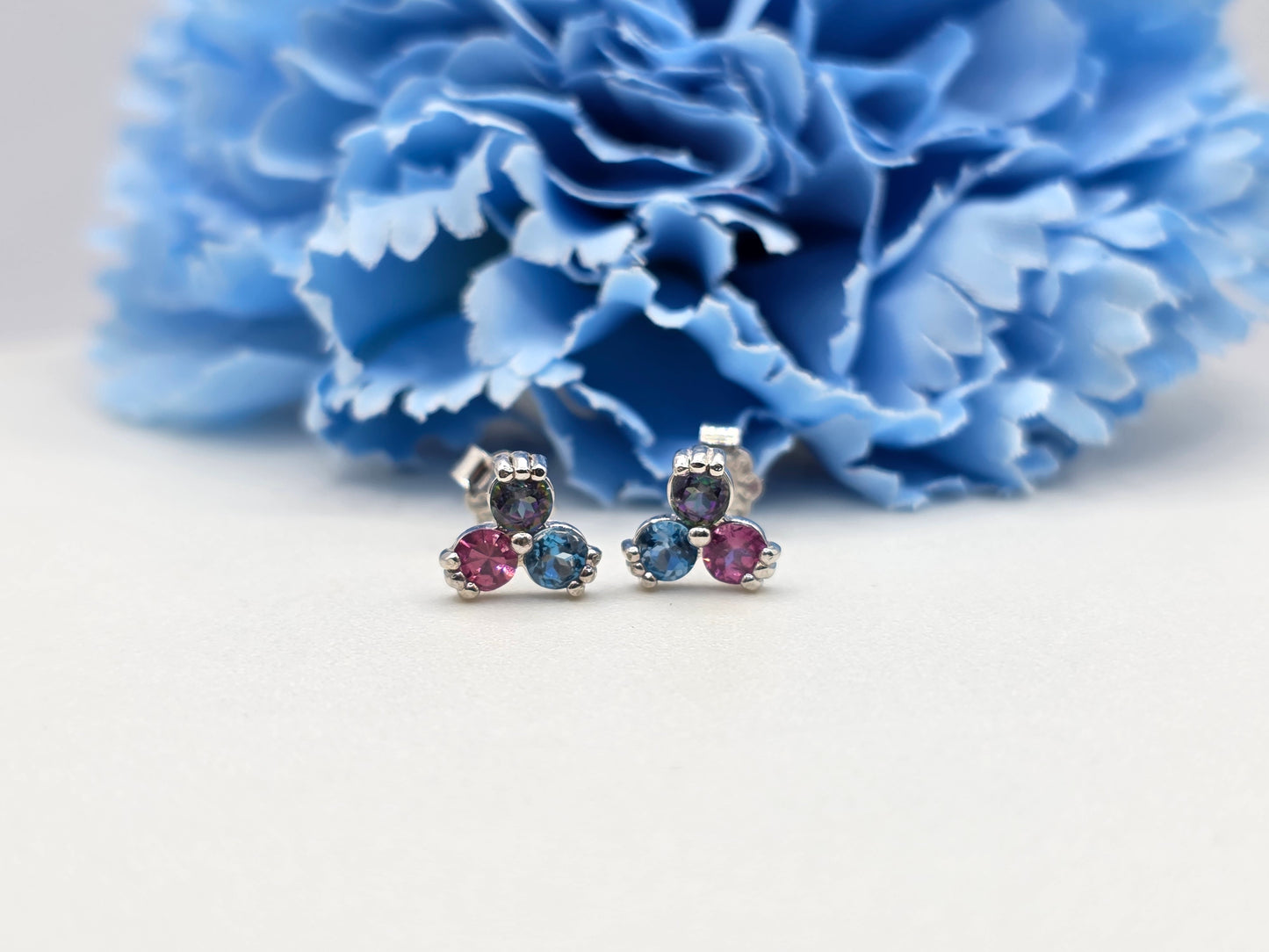 Trio Gem Studs