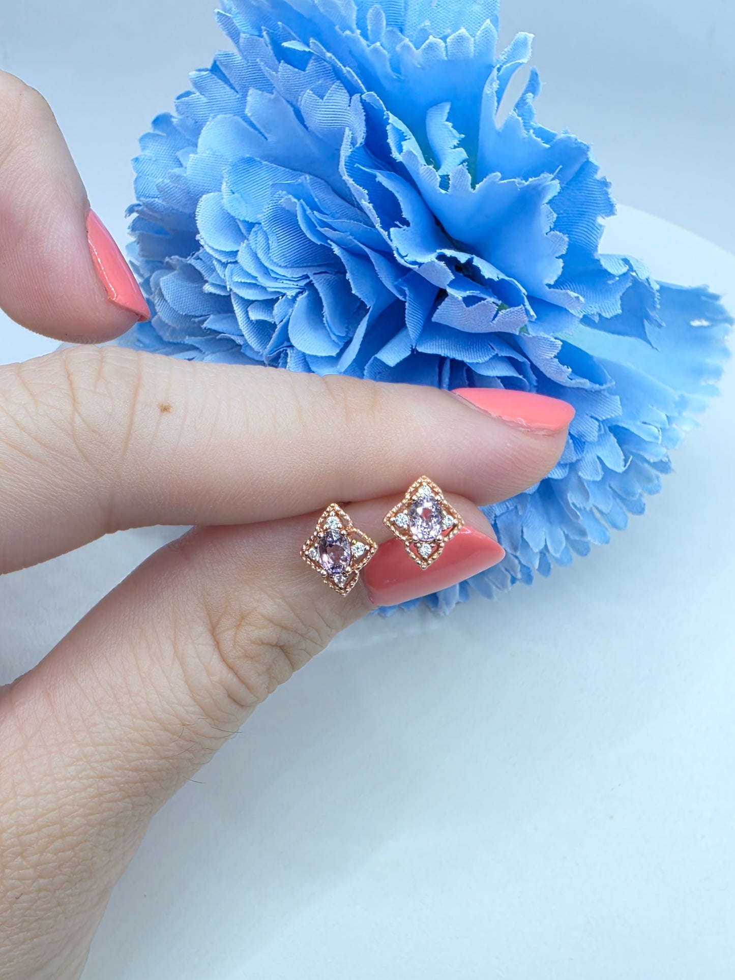 Pastel Sapphire Studs