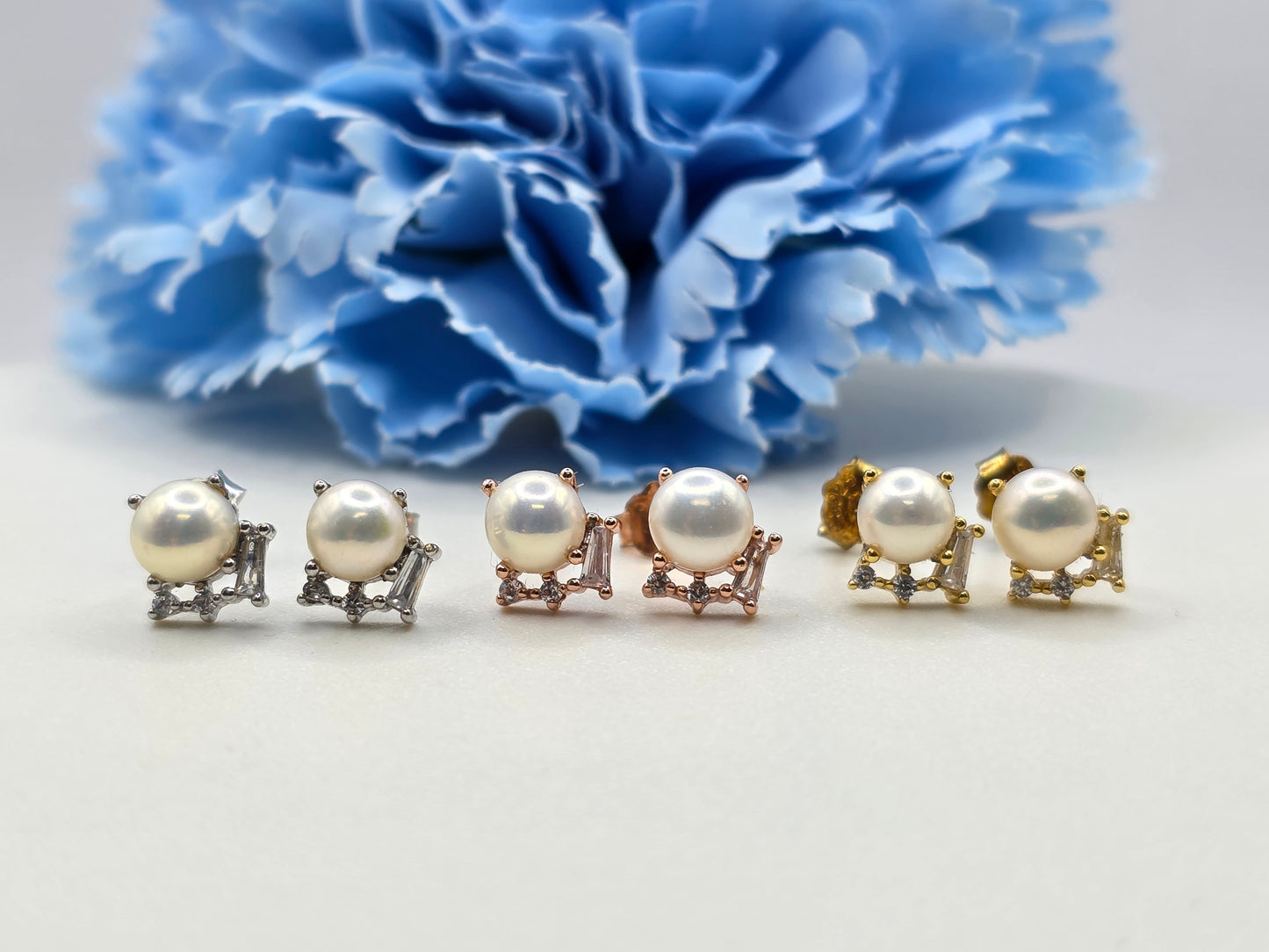 Freshwater Pearl Ear Studs Studs- Kel