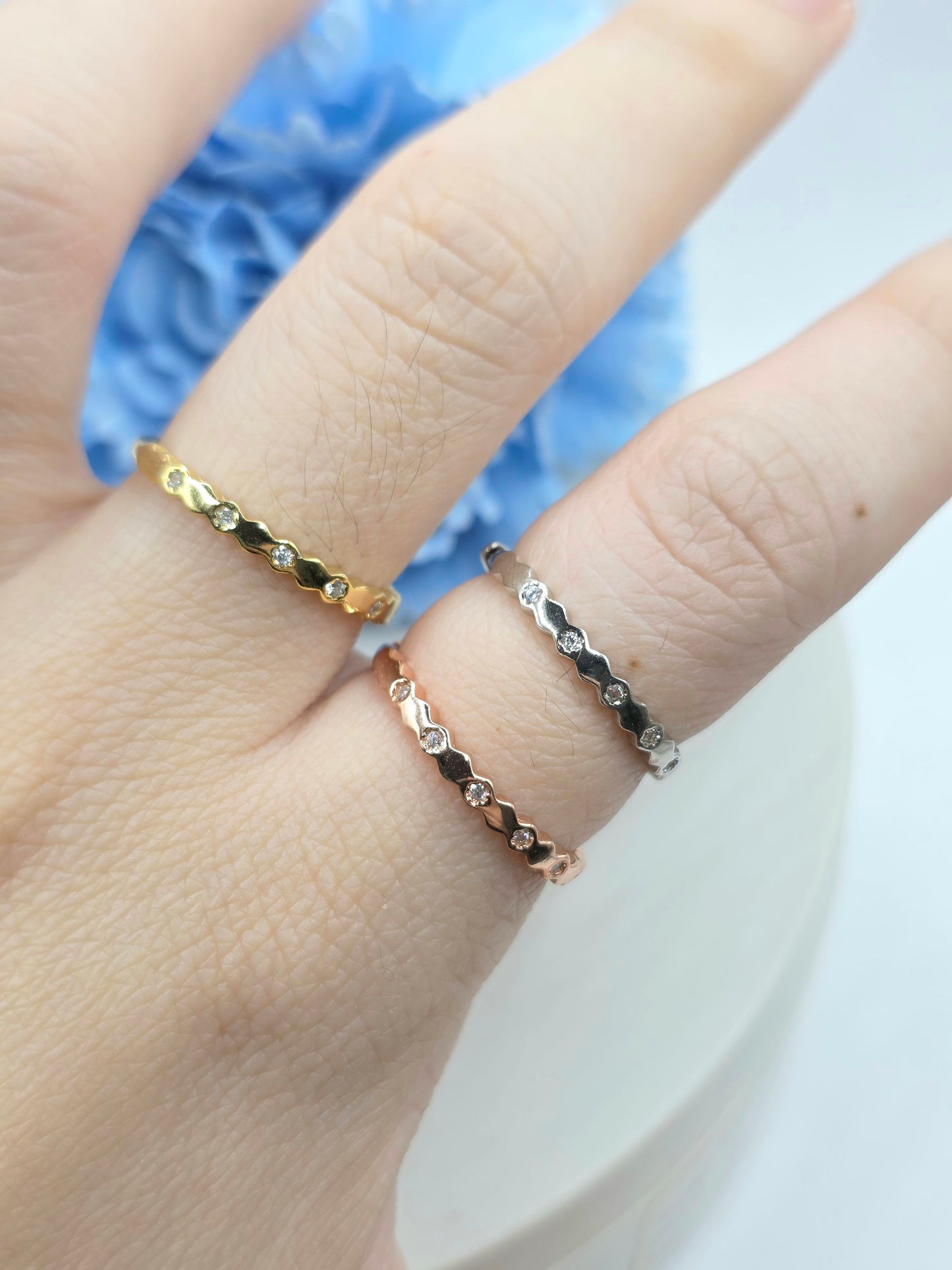 Honeycomb Stacker Ring