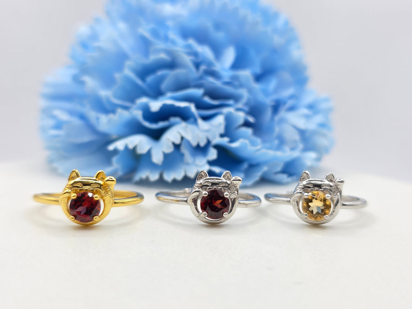 Fortune Cat Rings