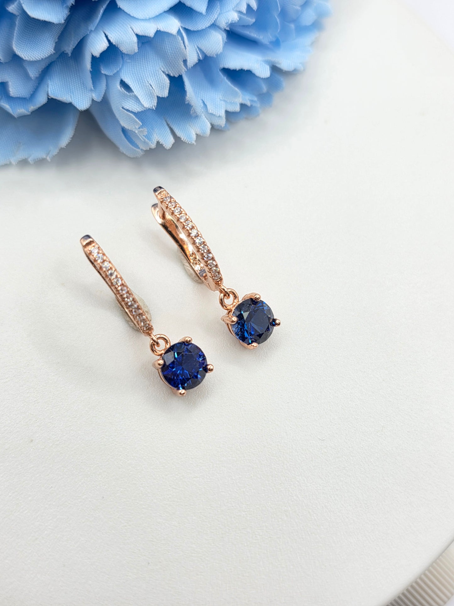 Gemstone Huggies