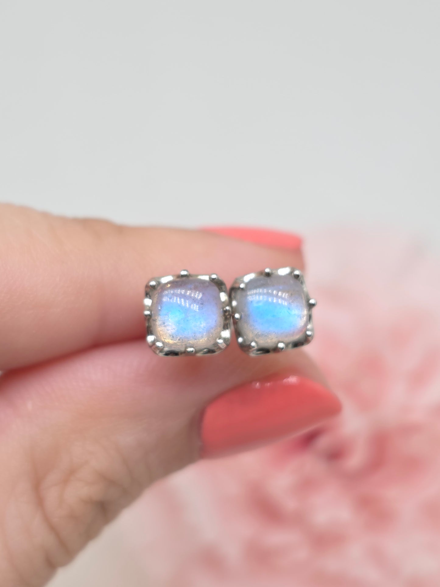 Labradorite Studs