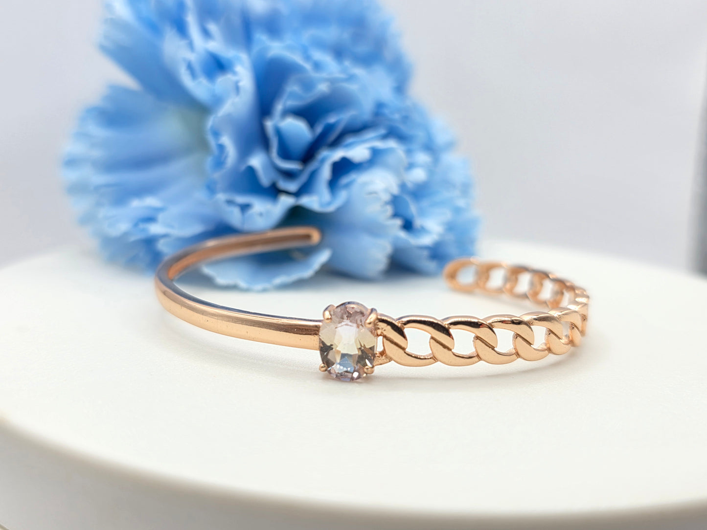 Ametrine Rose Gold Cuff