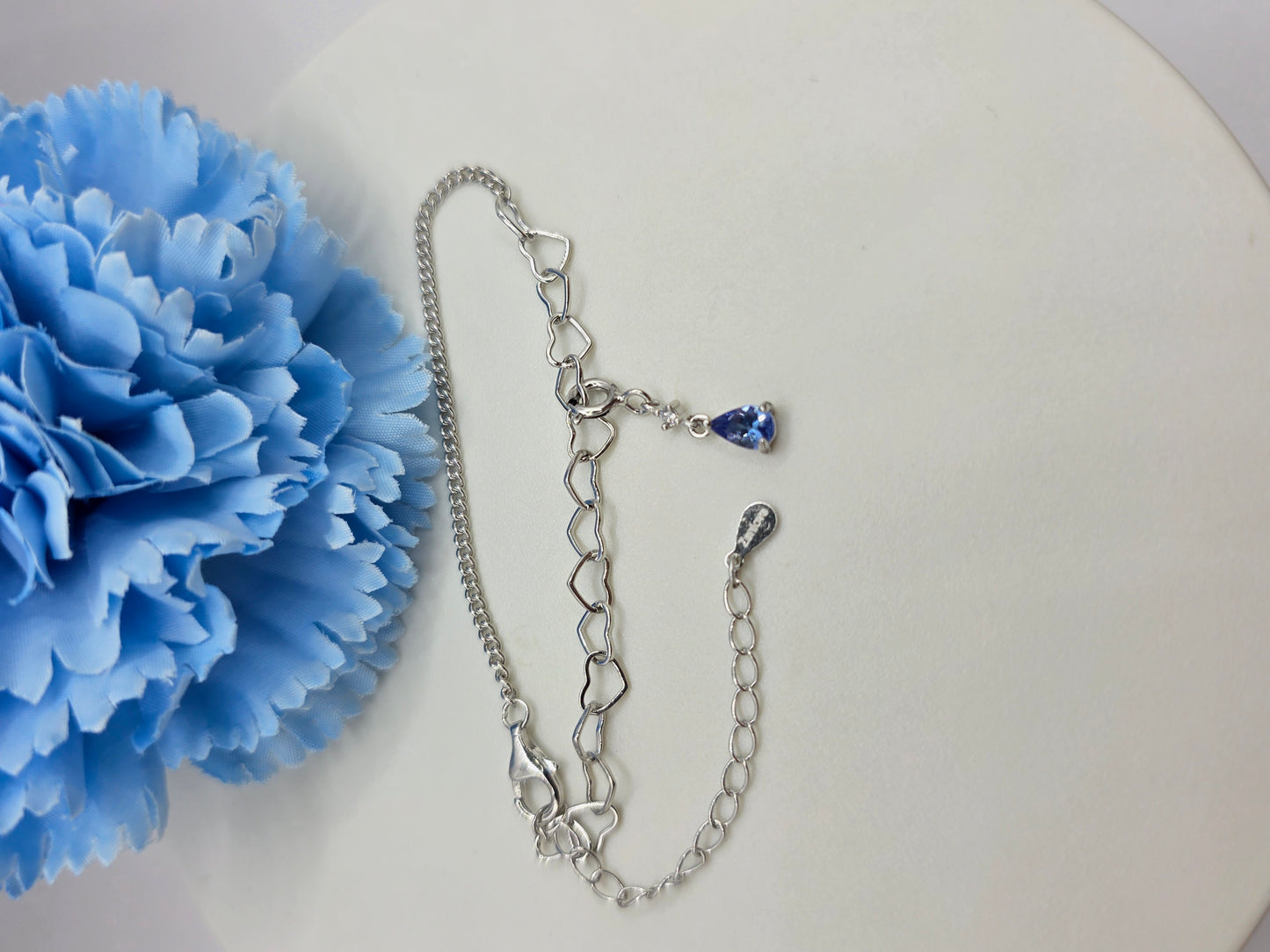 Teardrop Gemstone Charm