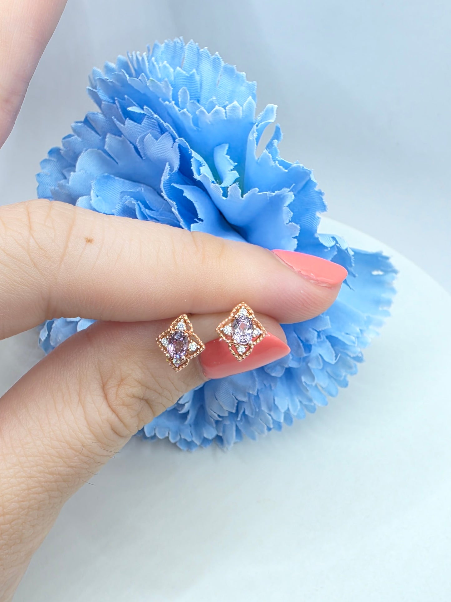 Pastel Sapphire Studs