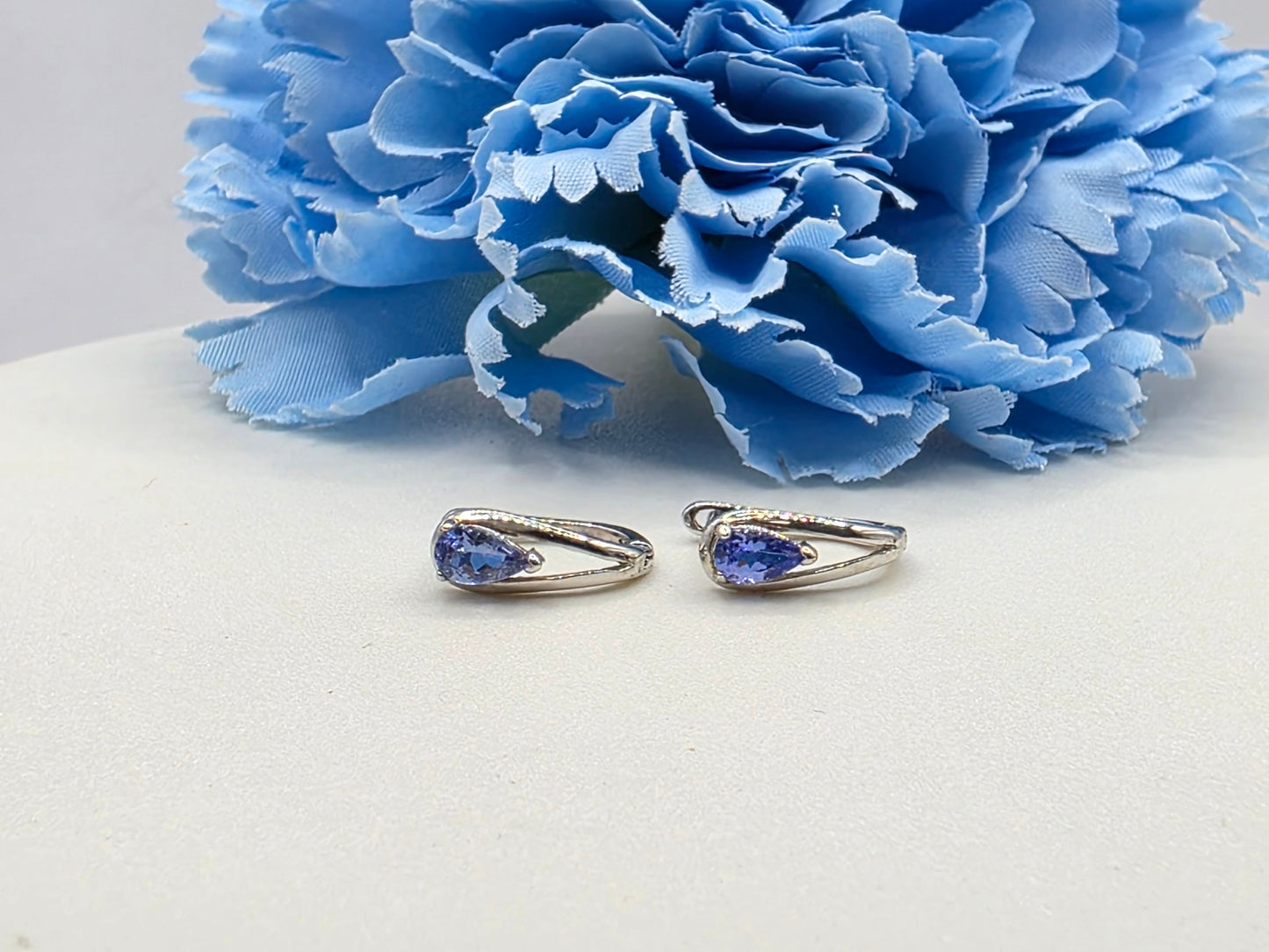 Tanzanite Huggies