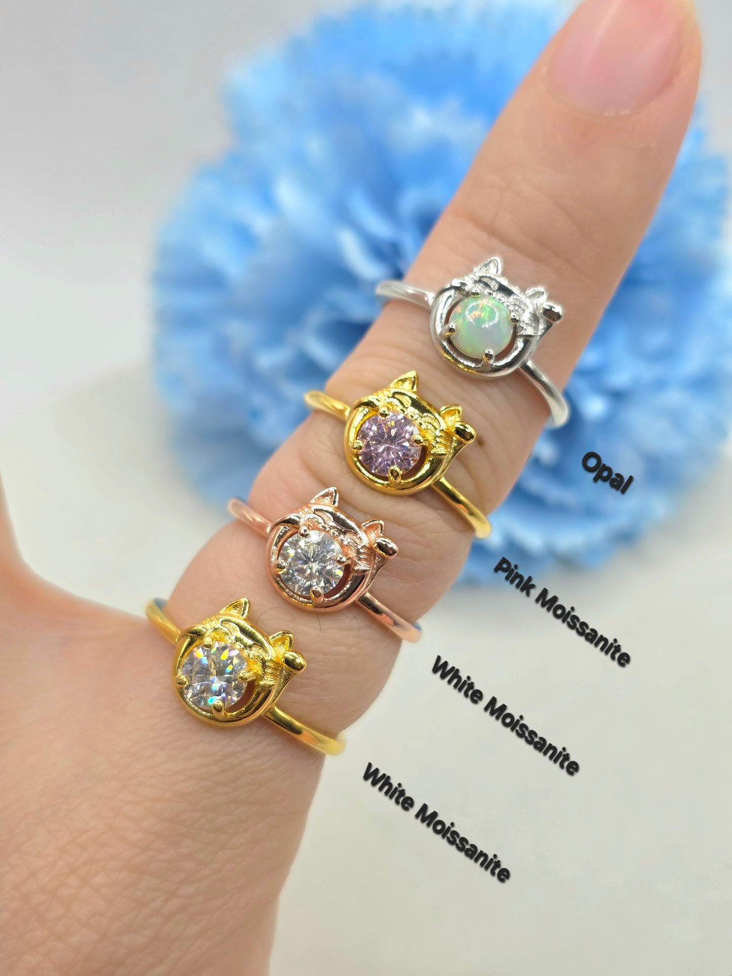 Fortune Cat Rings