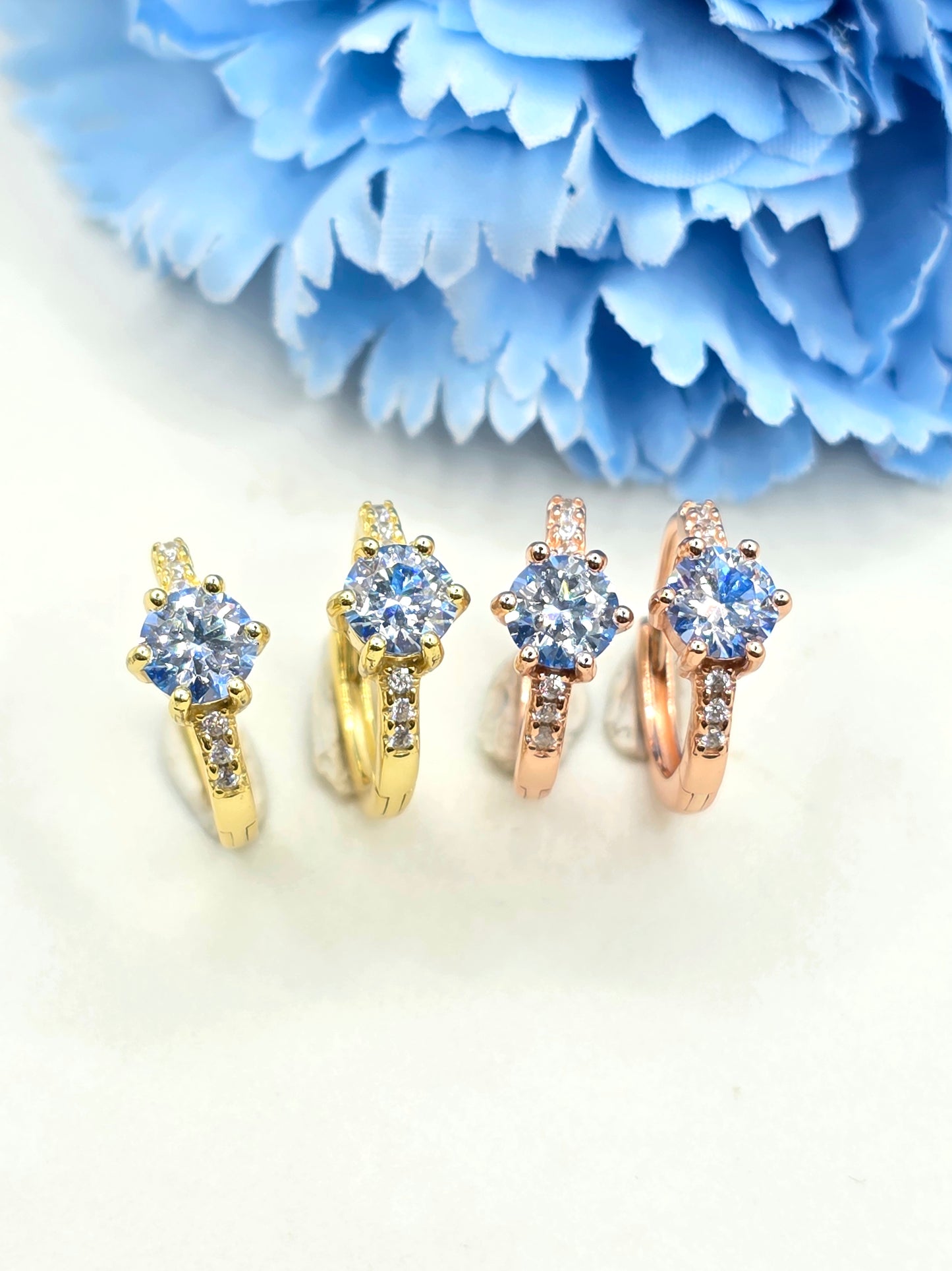 Moissanite Huggies- Kel
