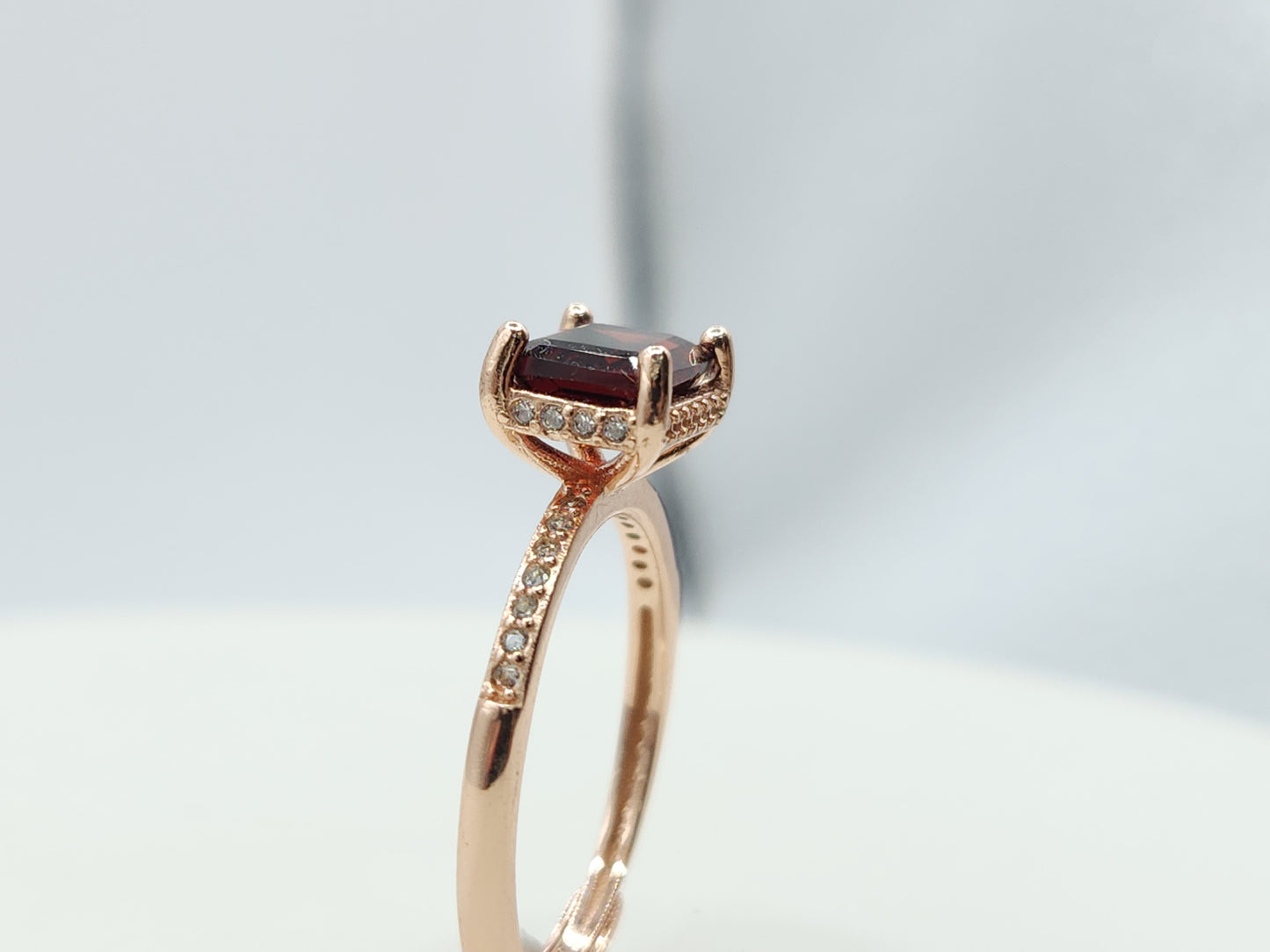 Red Garnet Ring