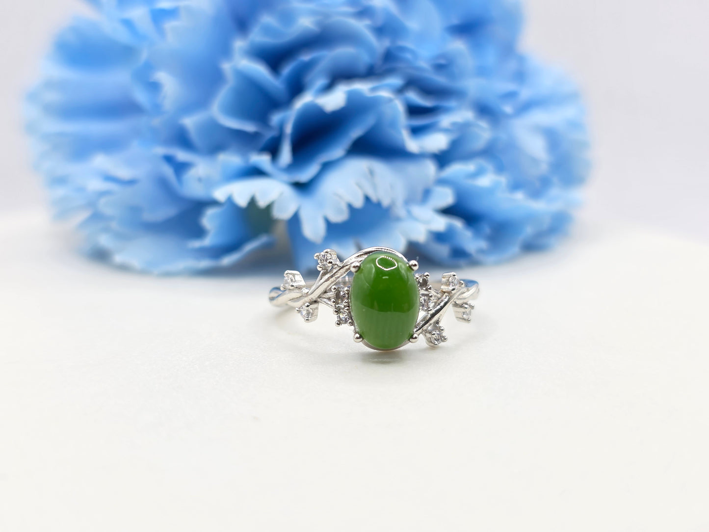 Nephrite Jade Rings