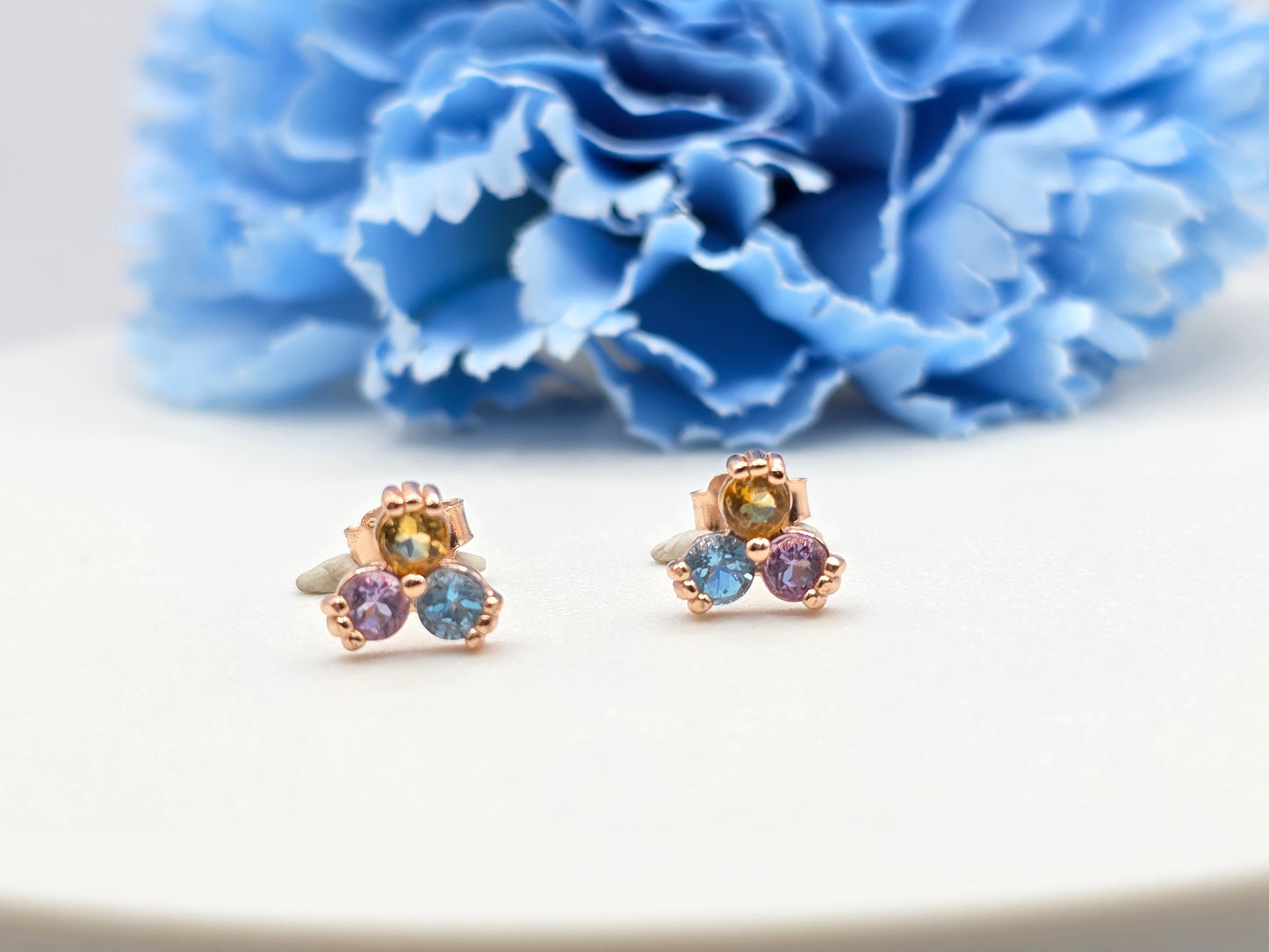 Trio Gem Studs