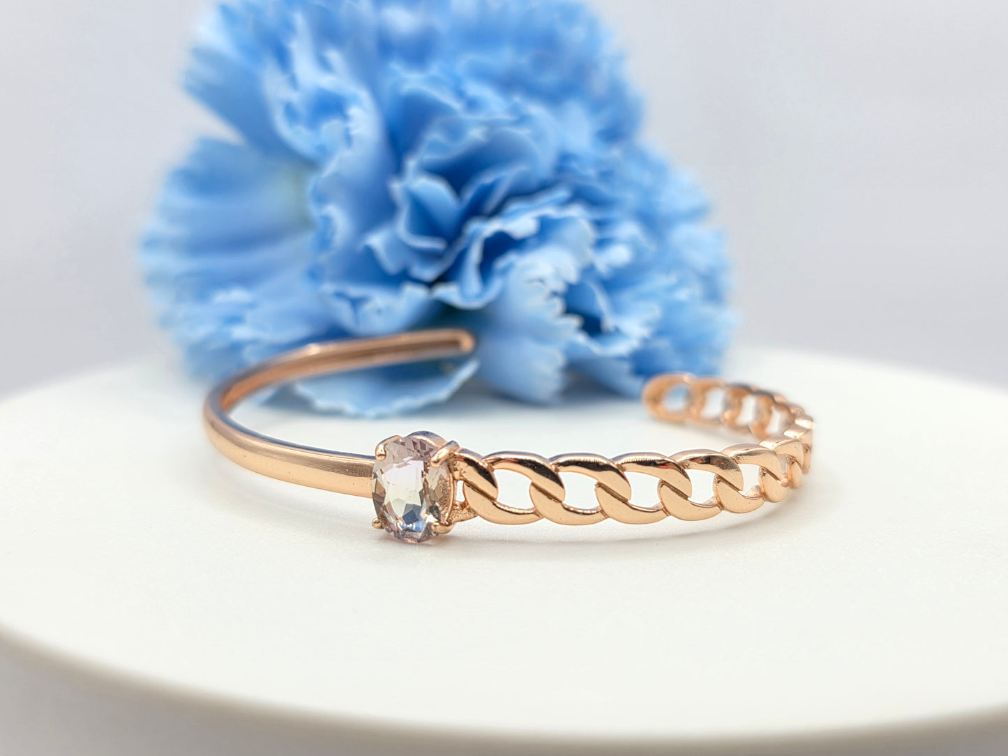 Ametrine Rose Gold Cuff