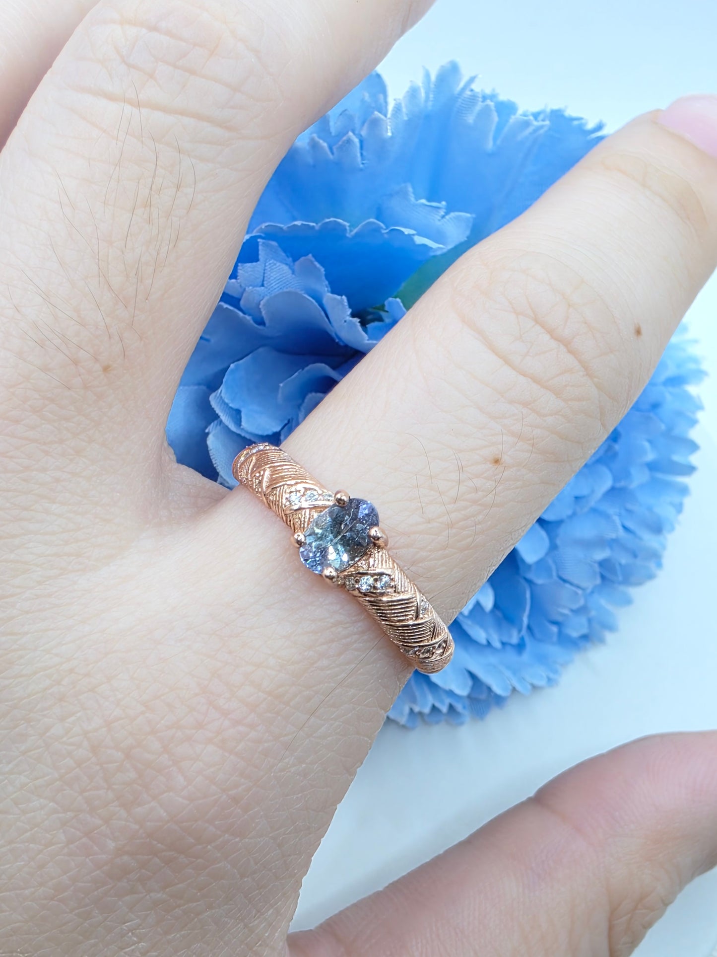 Mermaid Tanzanite Ring