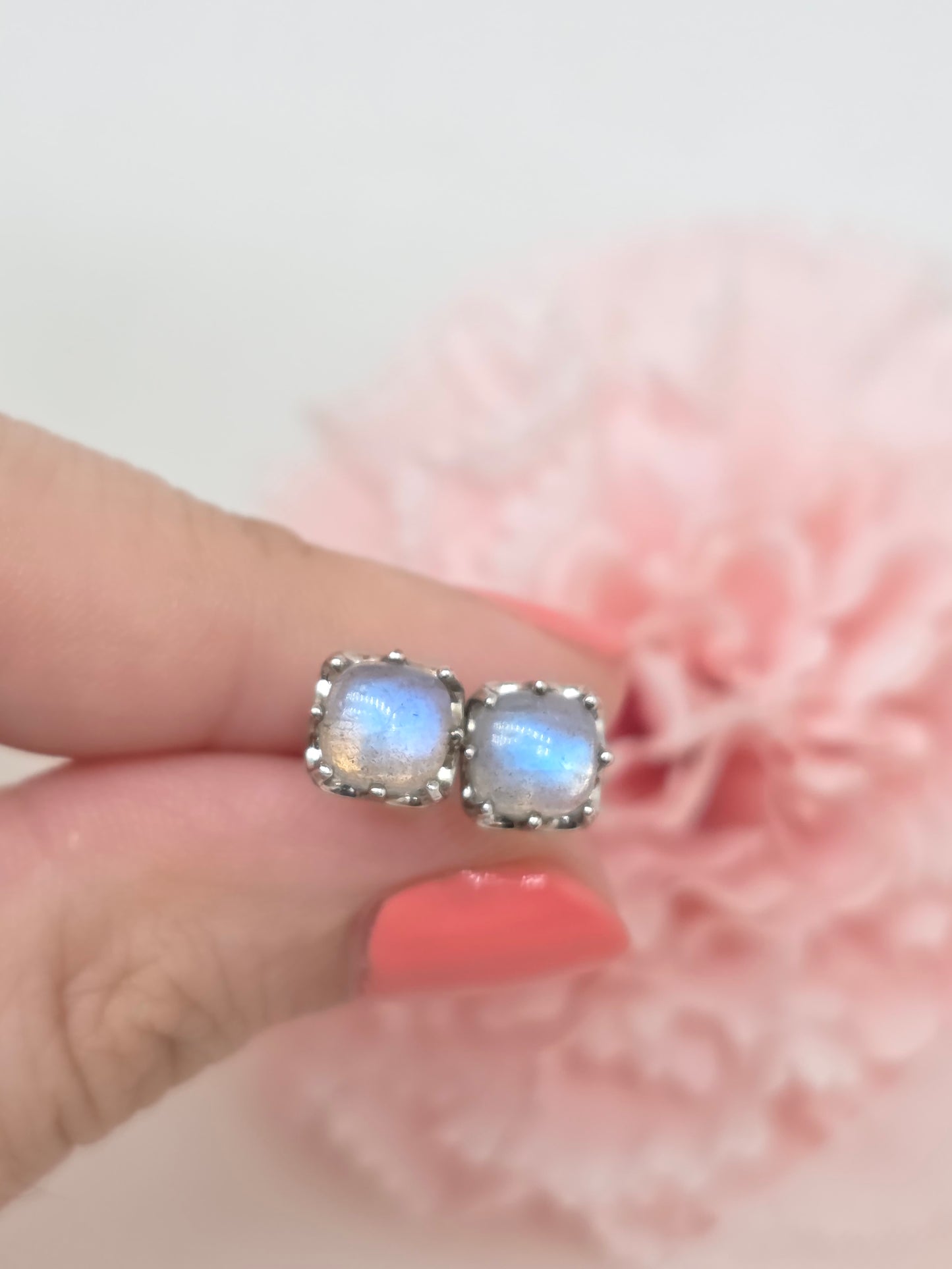 Labradorite Studs