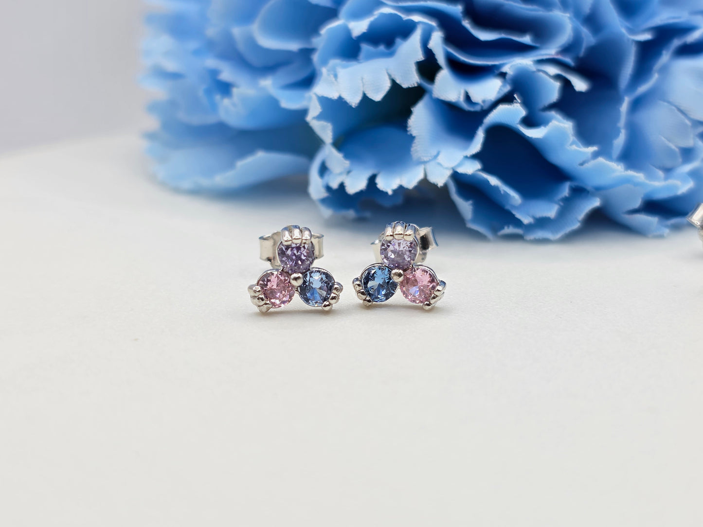 Trio Gem Studs