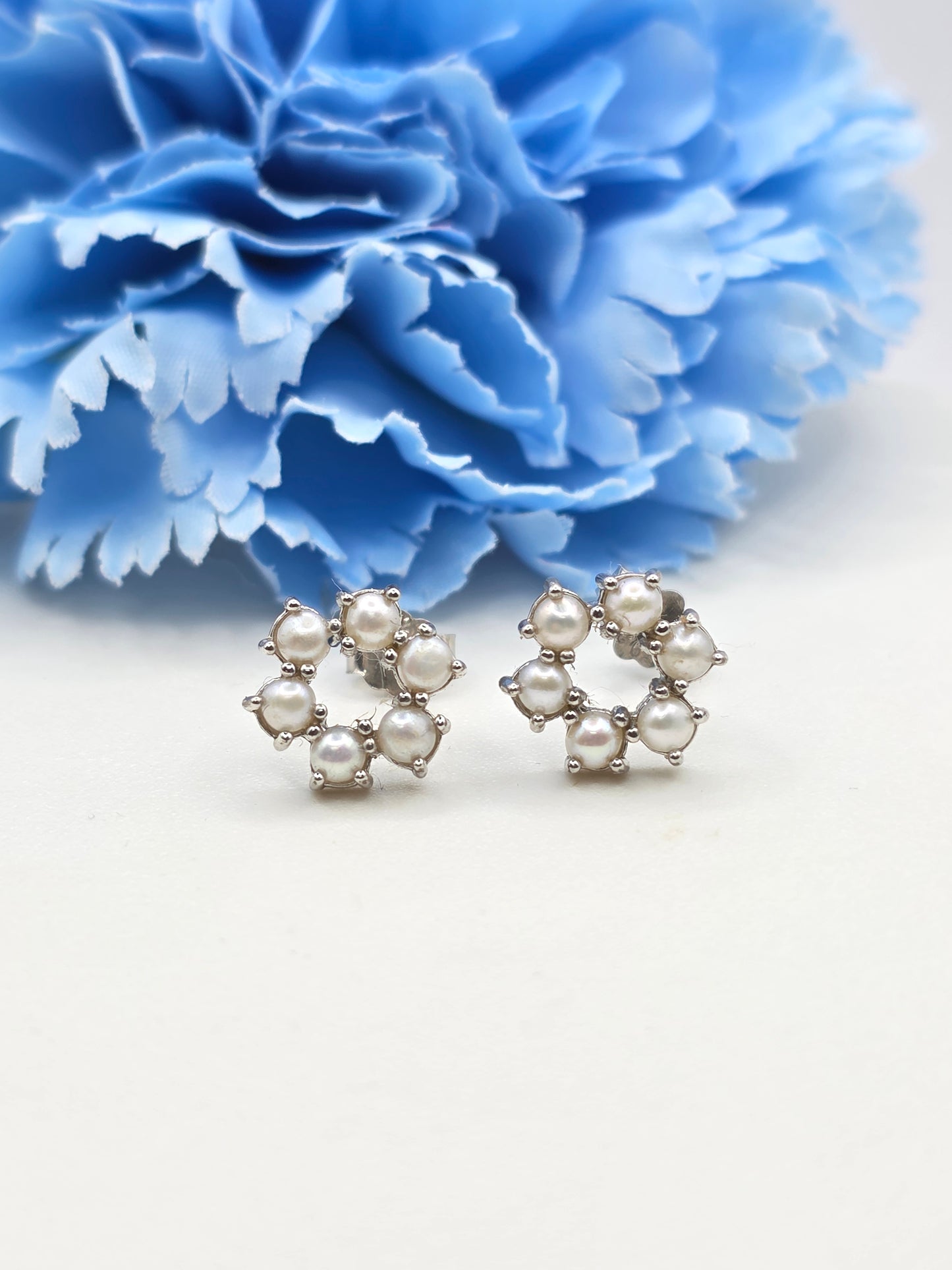 Pearl Donut Studs