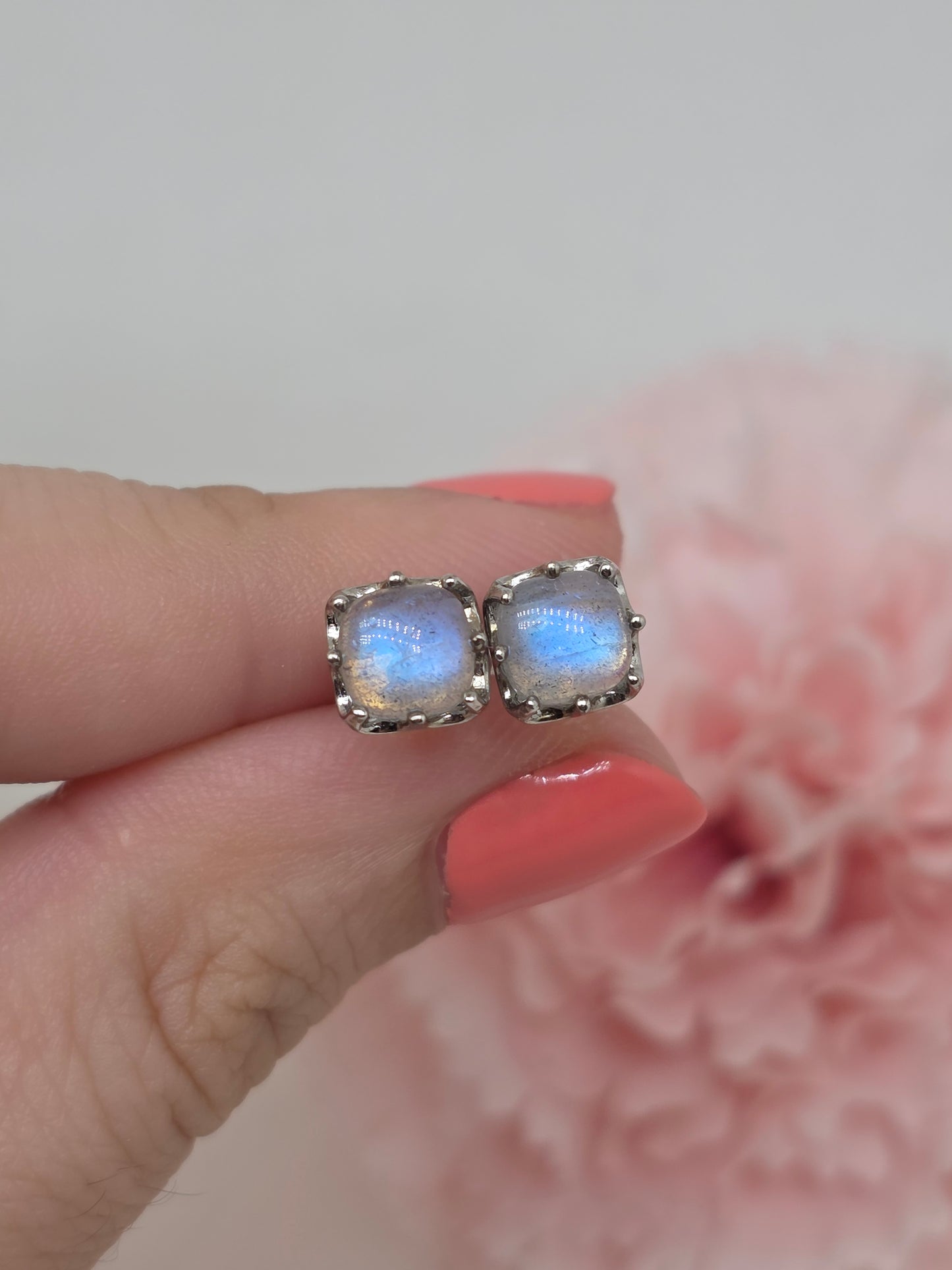 Labradorite Studs
