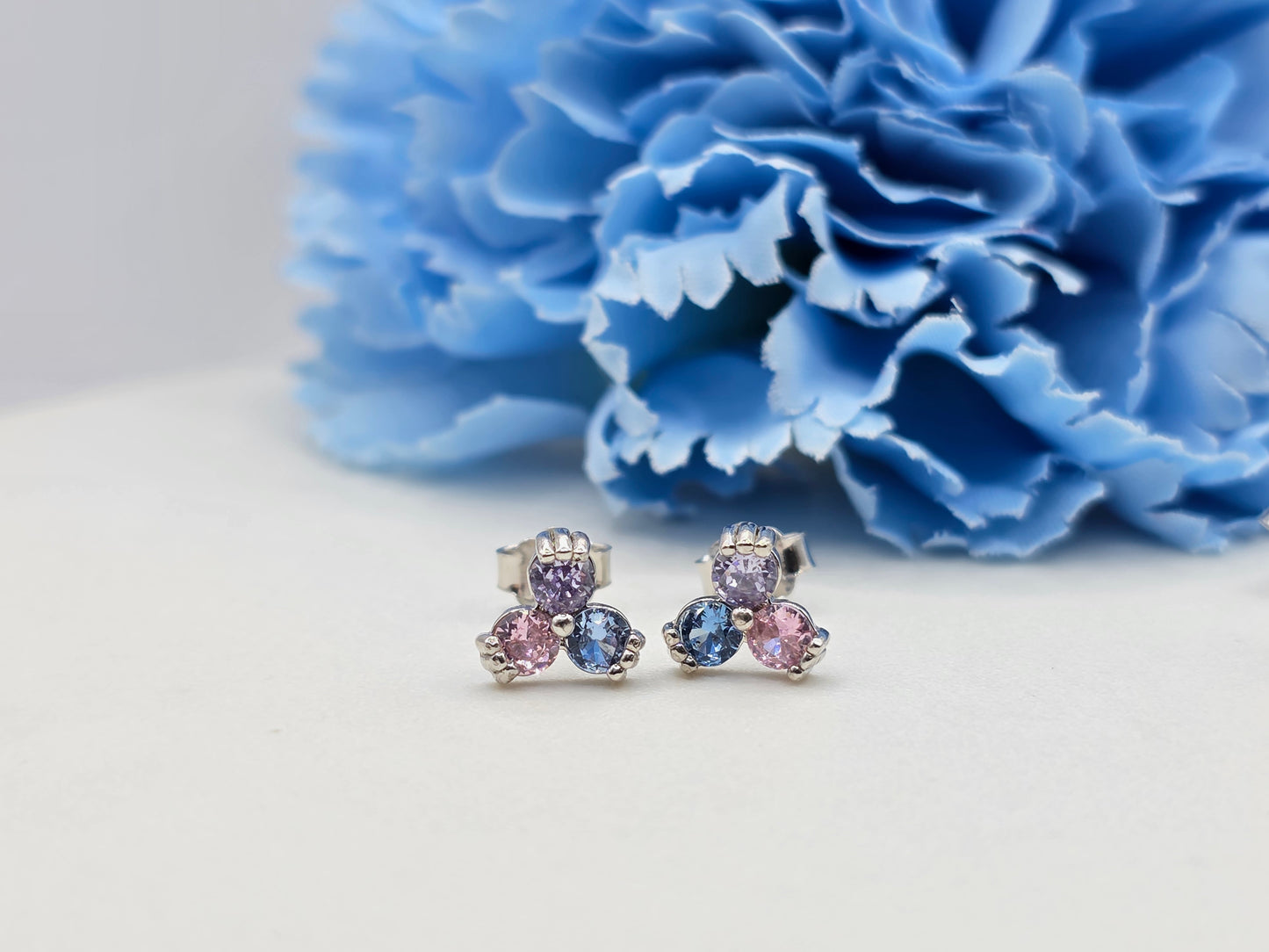 Trio Gem Studs