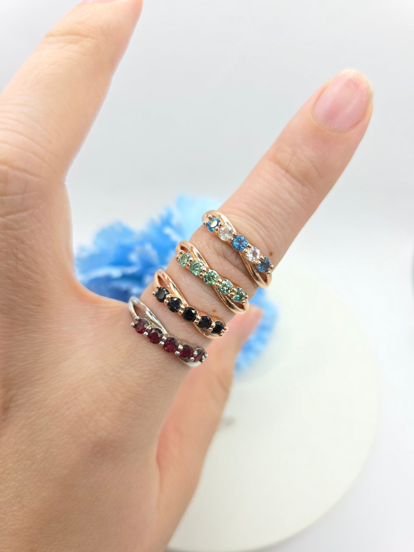 Criss Cross Stacker Ring