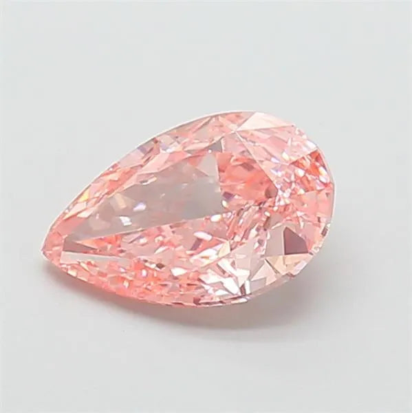2.00ct Pear Lab Grown Diamond (Colour Fancy Vivid Pink, Clarity VVS2, IGI Certified)